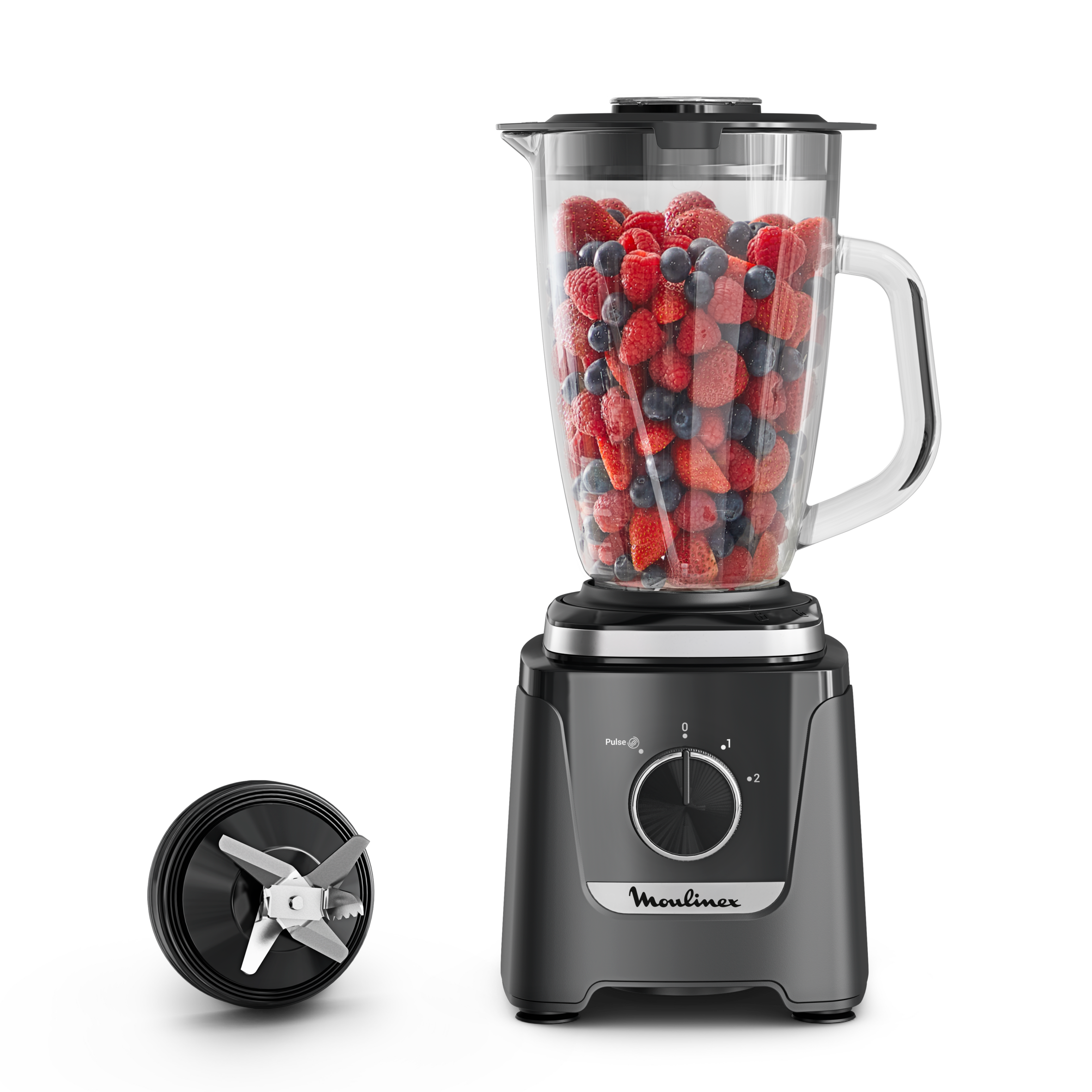 Blendforce, Frullatore, 800 W, Miscelazione Rapida e Omogenea, Vaso in Vetro da 1.9L