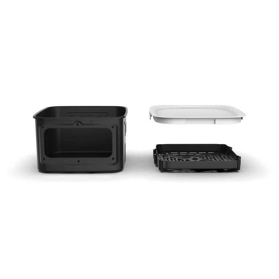 Set di conservazione Easy Fry Silence 7L Vision, cassetto extra, griglia e coperchio
