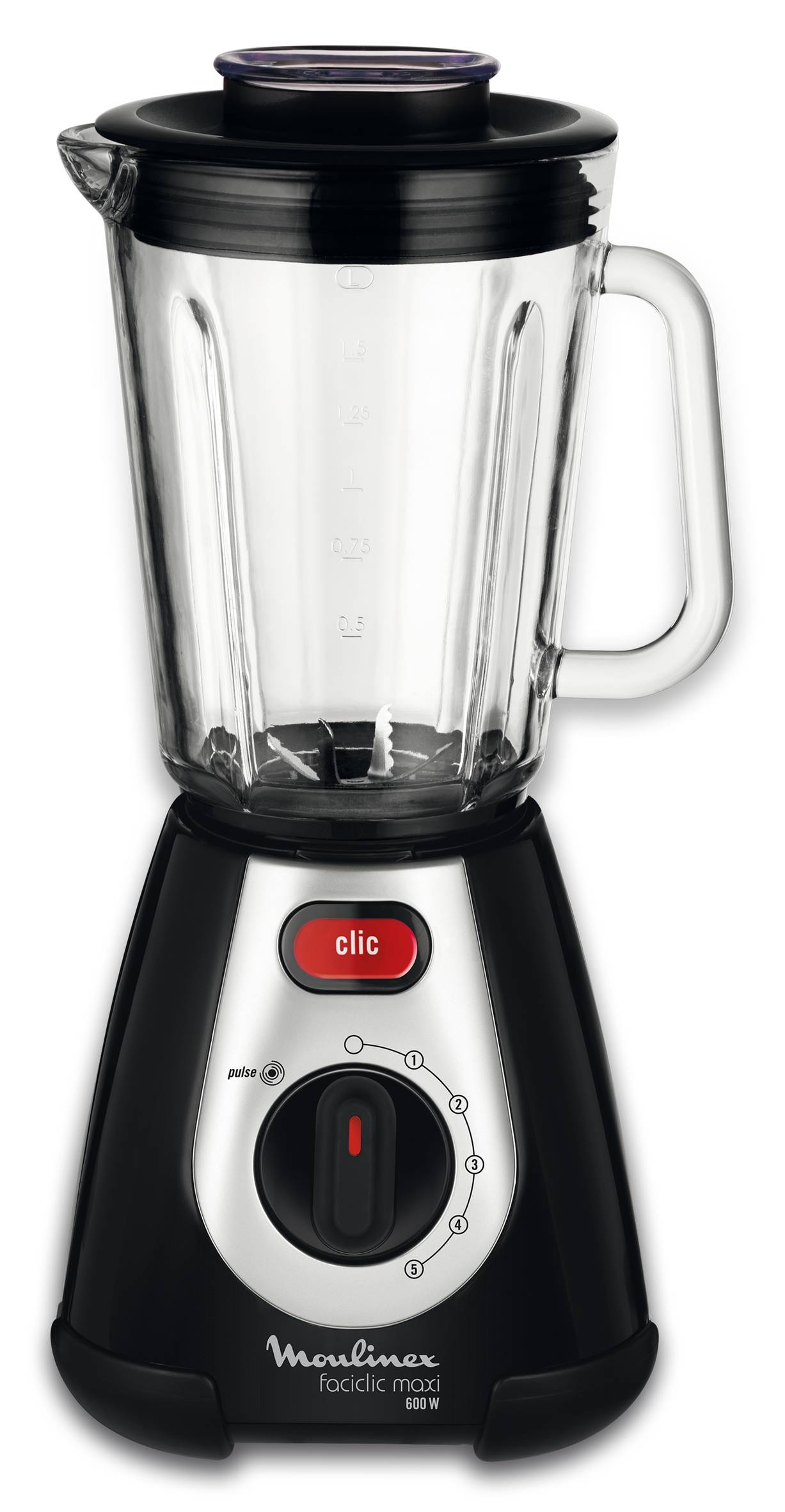 Moulinex XF940501: Boccale Frullatore Faciclic Senza Lame, Ricambio Originale Bianco/Trasparente