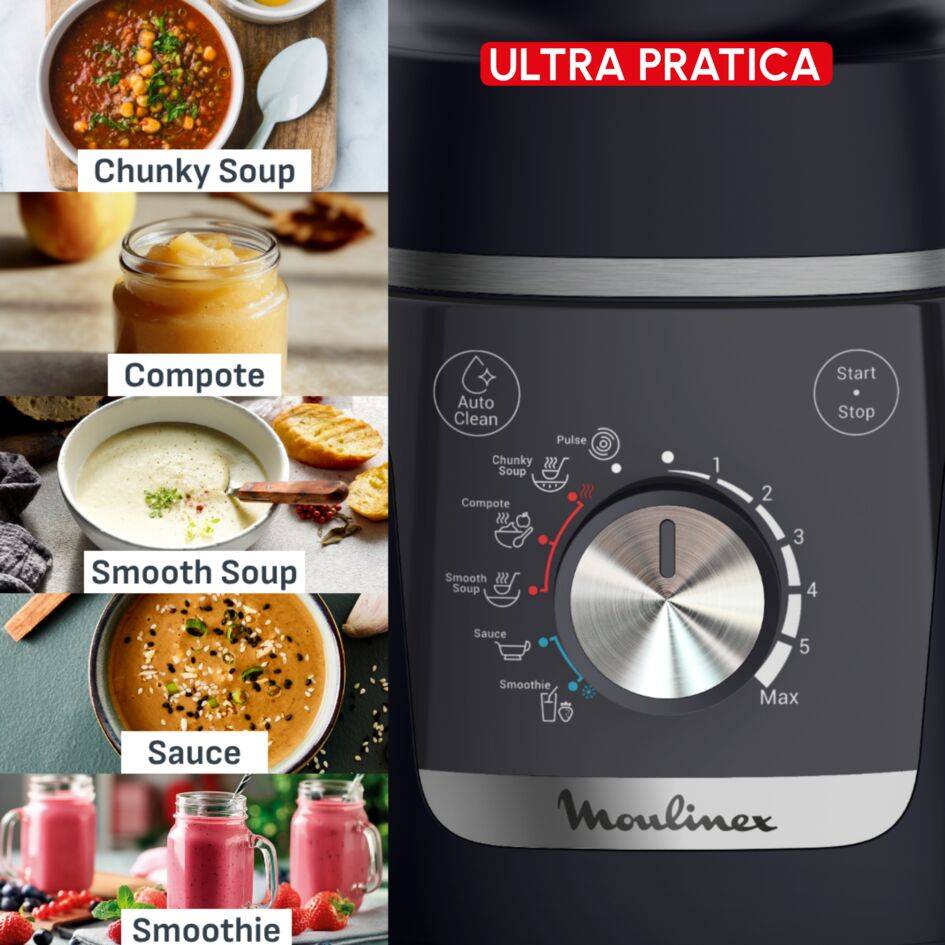 Blendforce Cook, Frullatore con cottura, 5 Programmi Automatici, 6 Velocità + Pulse