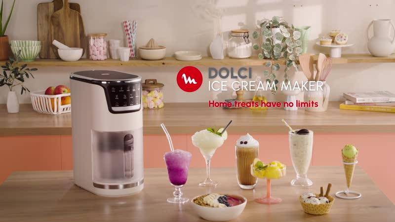 Dolci, Gelatiera, 10 Programmi in 1, Pulizia con Risciacquo Automatico