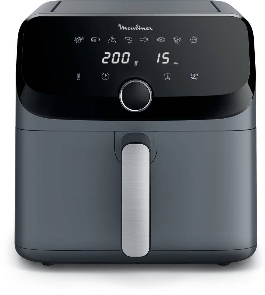 Easy Fry Mega, Friggitrice ad aria, Capacità Extra Large 7,5L/2kg, 8 programmi preimpostati, Java Pepper