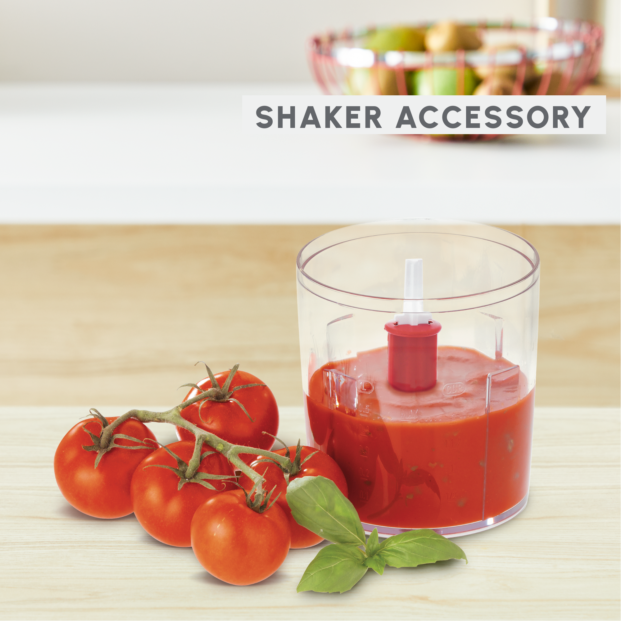 Moulinex Multi Moulinette 4-in-1, Electric Food Chopper, Shaker Accessory