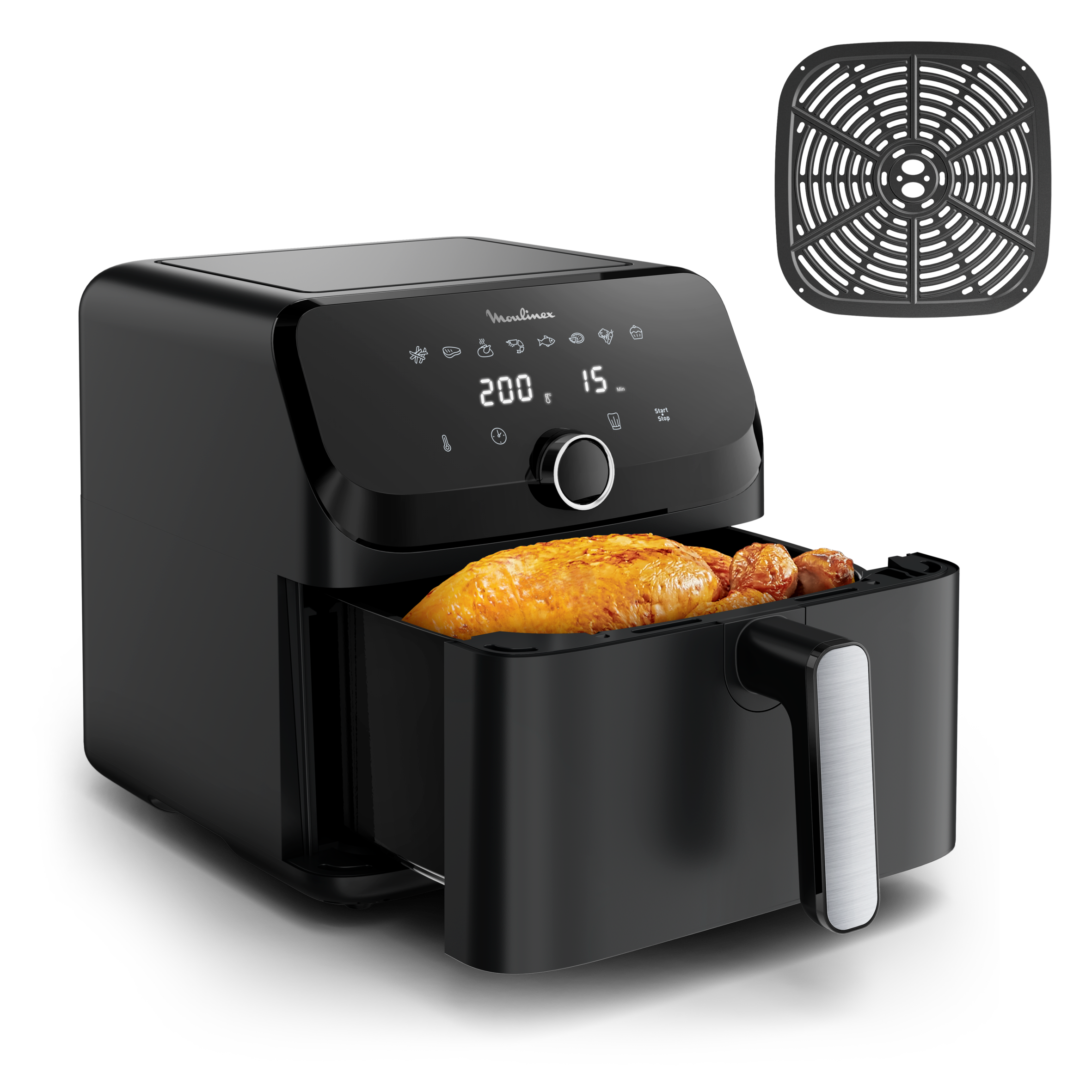 Friggitrice ad aria Easy Fry Mega Black 7.5L