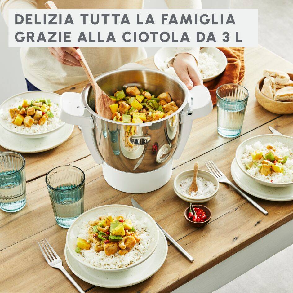 Robot da cucina multifunzione Companion, Funzione Cottura, Capacità 3L