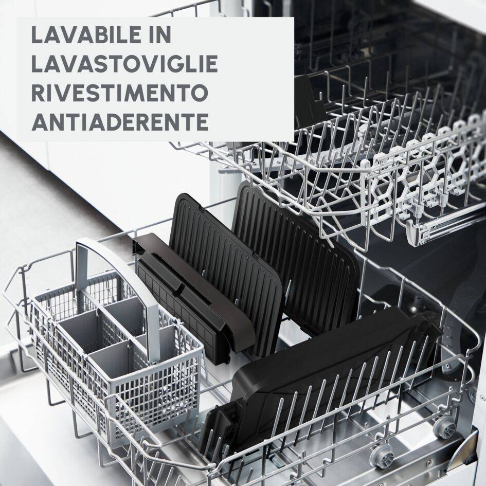 OptiGrill 4in1 XL, Griglia a Contatto Intelligente, Risultati Perfetti, Nessun Monitoraggio, 12 Programmi Automatici, 4 Funzioni di Cottura