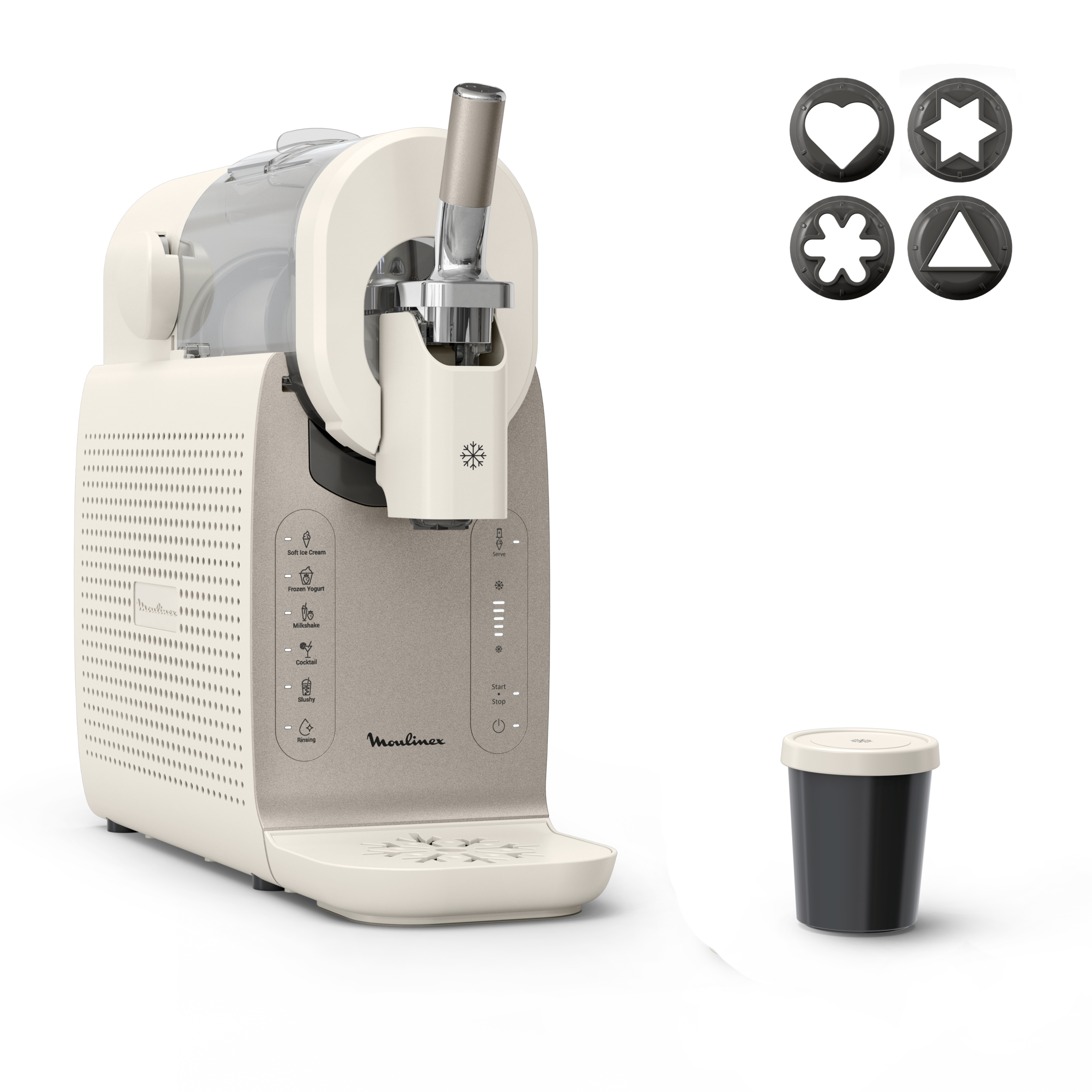 Freezi, Gelatiera e Macchina per Bevande Ghiacciate 16-in-1, Golosità Ghiacciate all'Istante