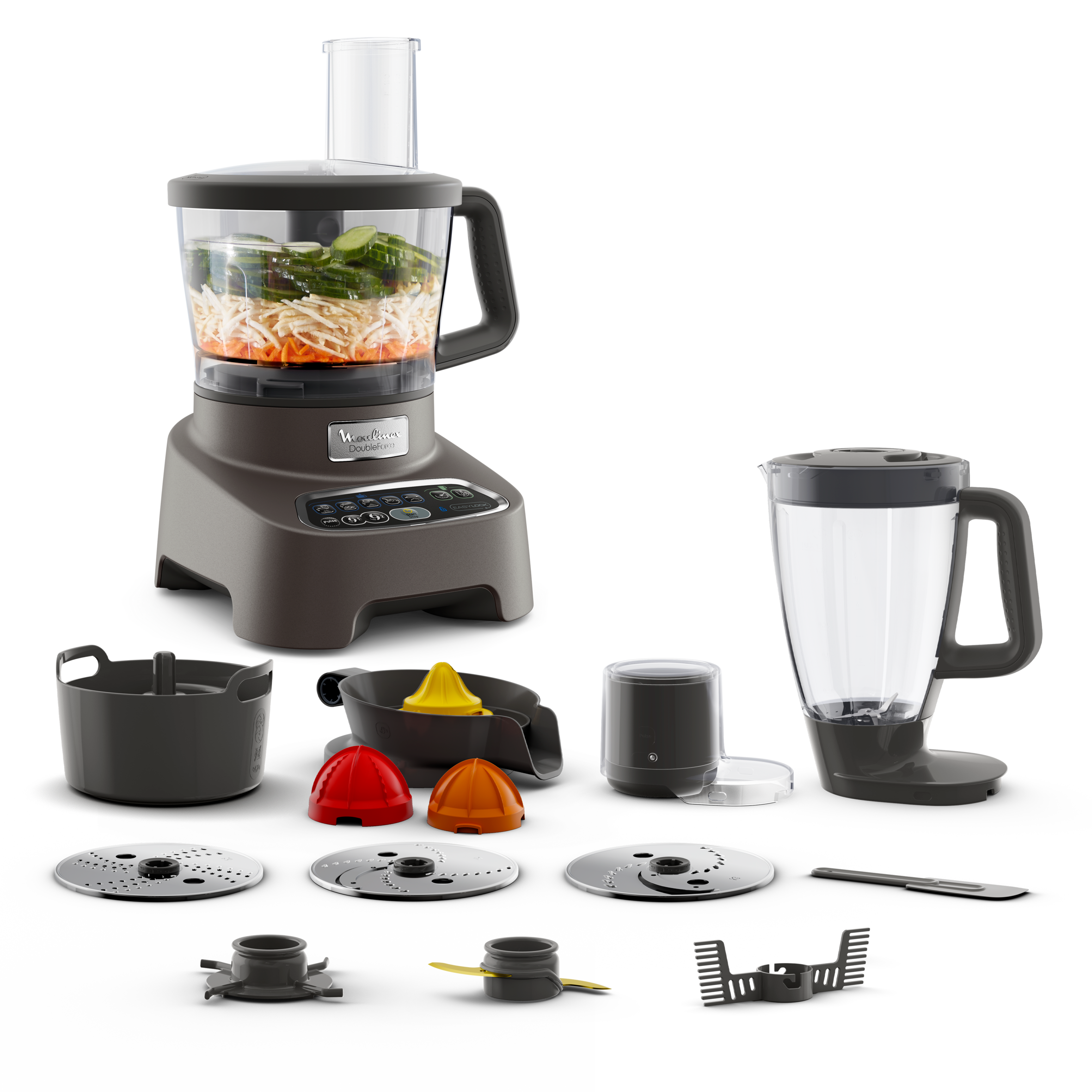 Robot da cucina multifunzione DoubleForce 3L Grey
