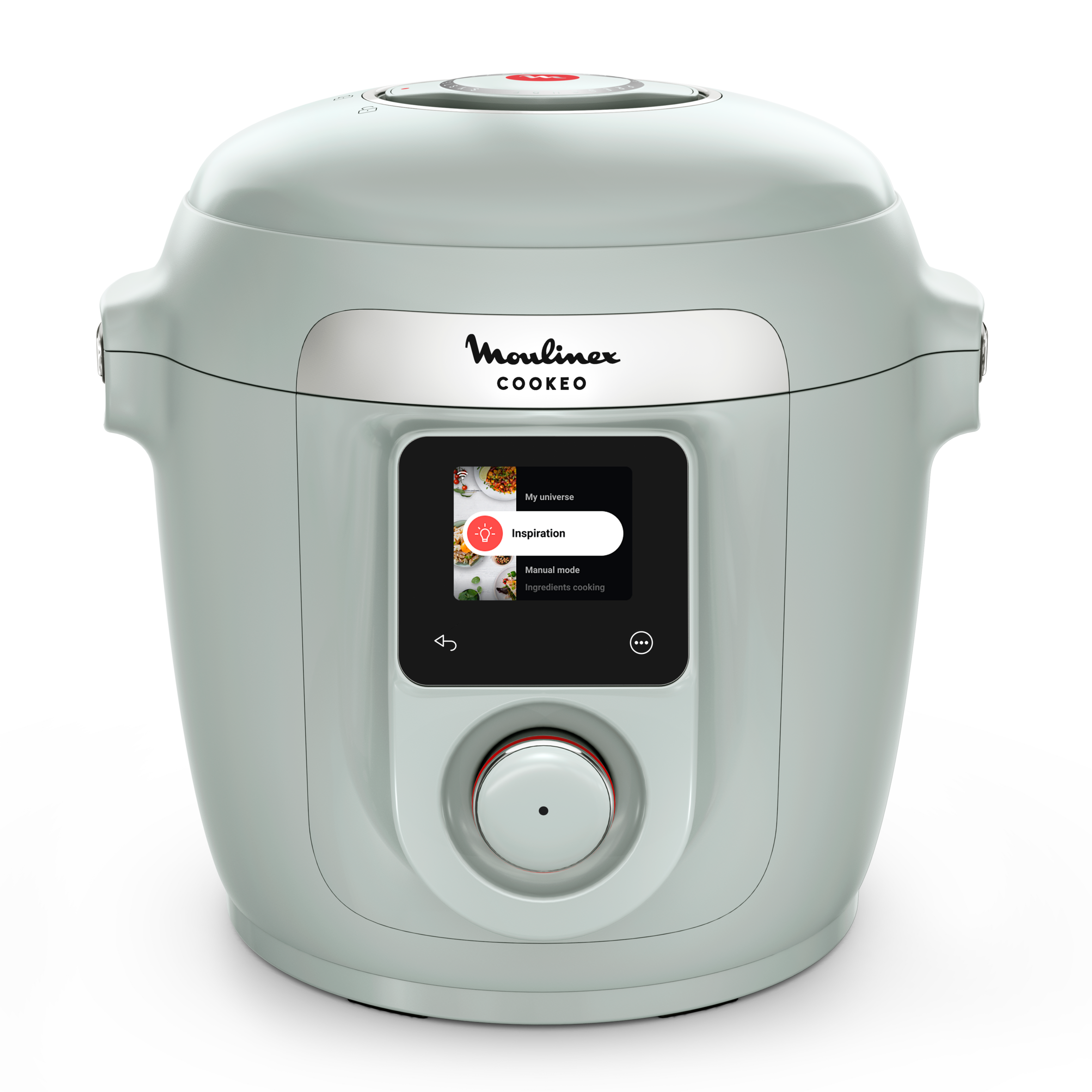 Cookeo Wi-Fi 10in1 Eucalyptus, Multicooker a Pressione, Capacità 6L, 10 Modalità di Cottura, Cottura Veloce