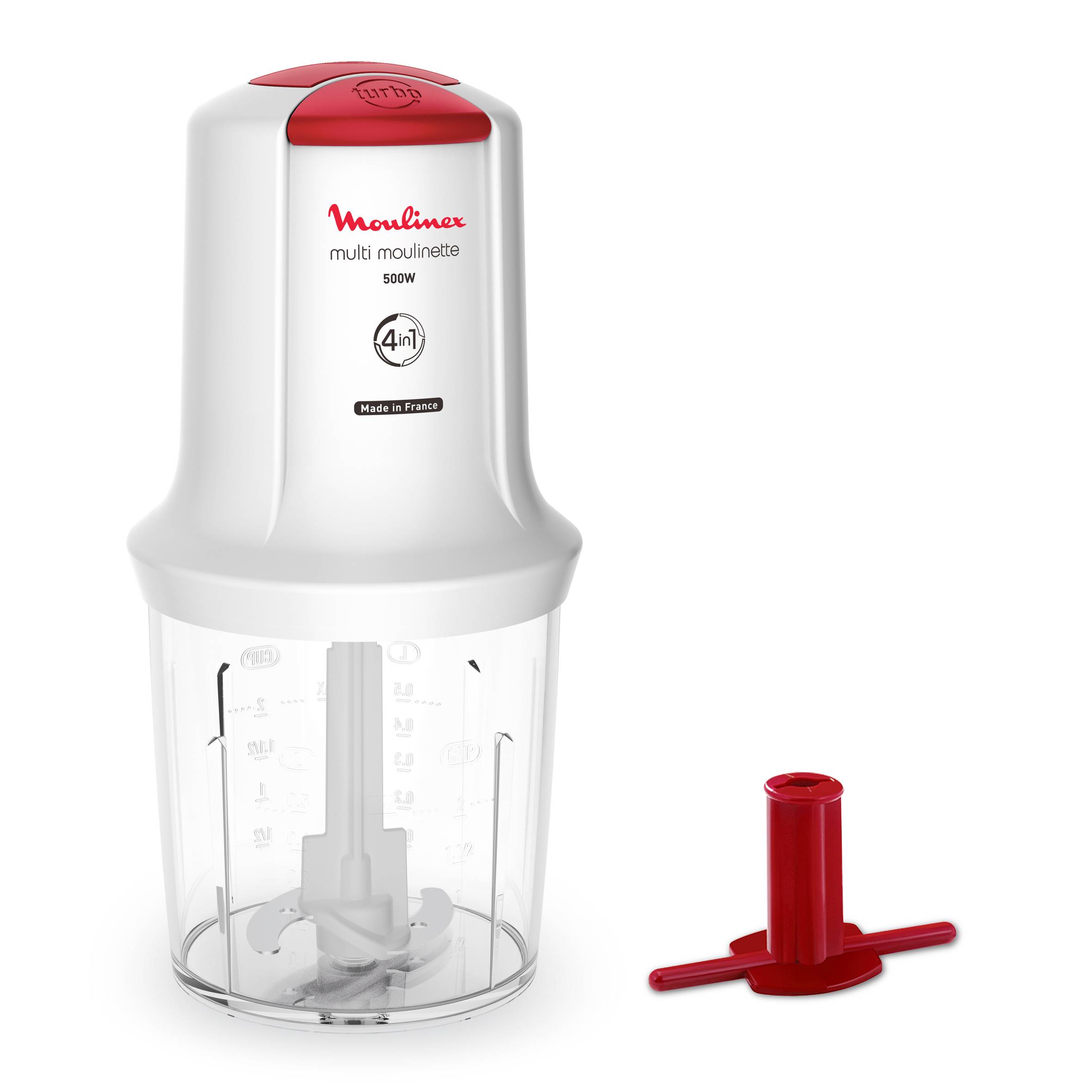 Moulinex Multi Moulinette 4-in-1, Electric Food Chopper, Shaker Accessory