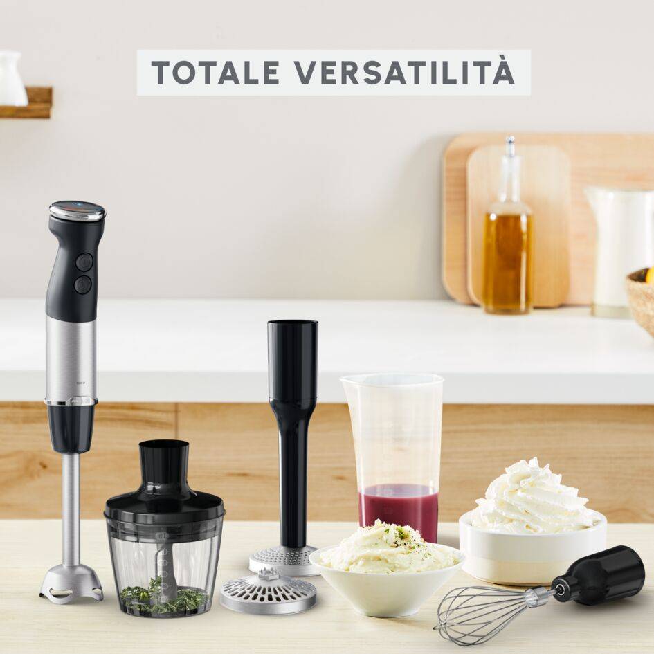 Mixer ad immersione Quickchef+ 4 in 1