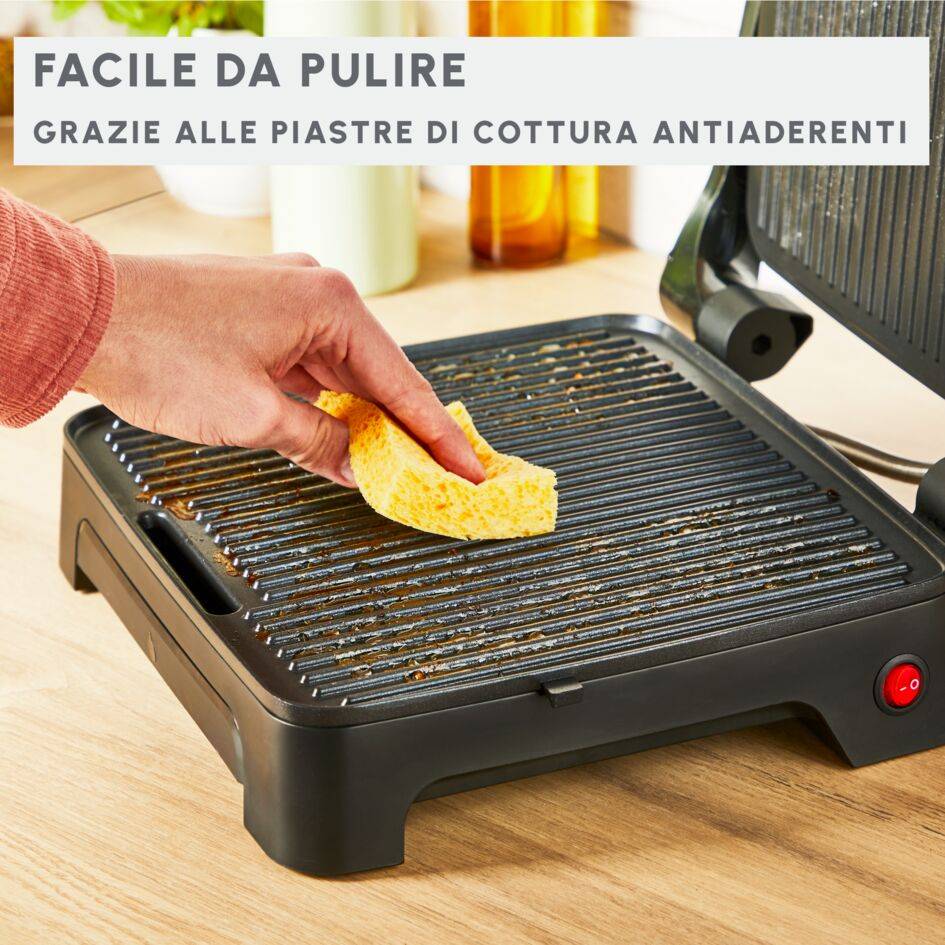  Inizio, Panini Maker & Grill, Riscaldamento Rapido, Piastre di Cottura Antiaderenti