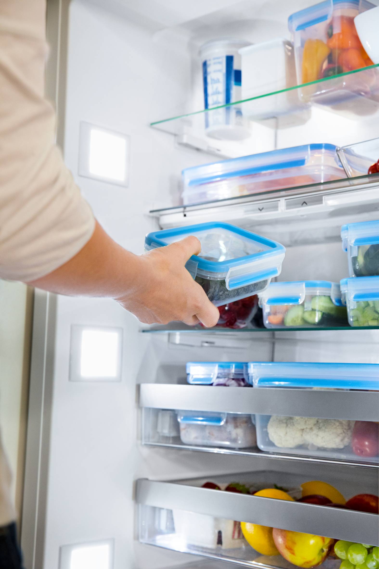 Set 5 Contenitori per Alimenti Masterseal Fresh 0,15L / 0,25L / 0,55L / 1L / 1,3L