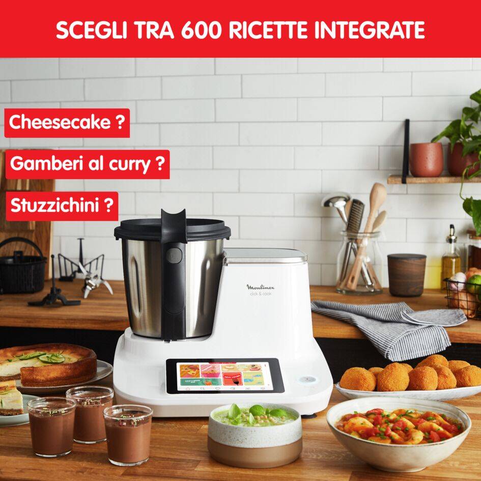 Robot da cucina multifunzione Click&Cook 3,6L