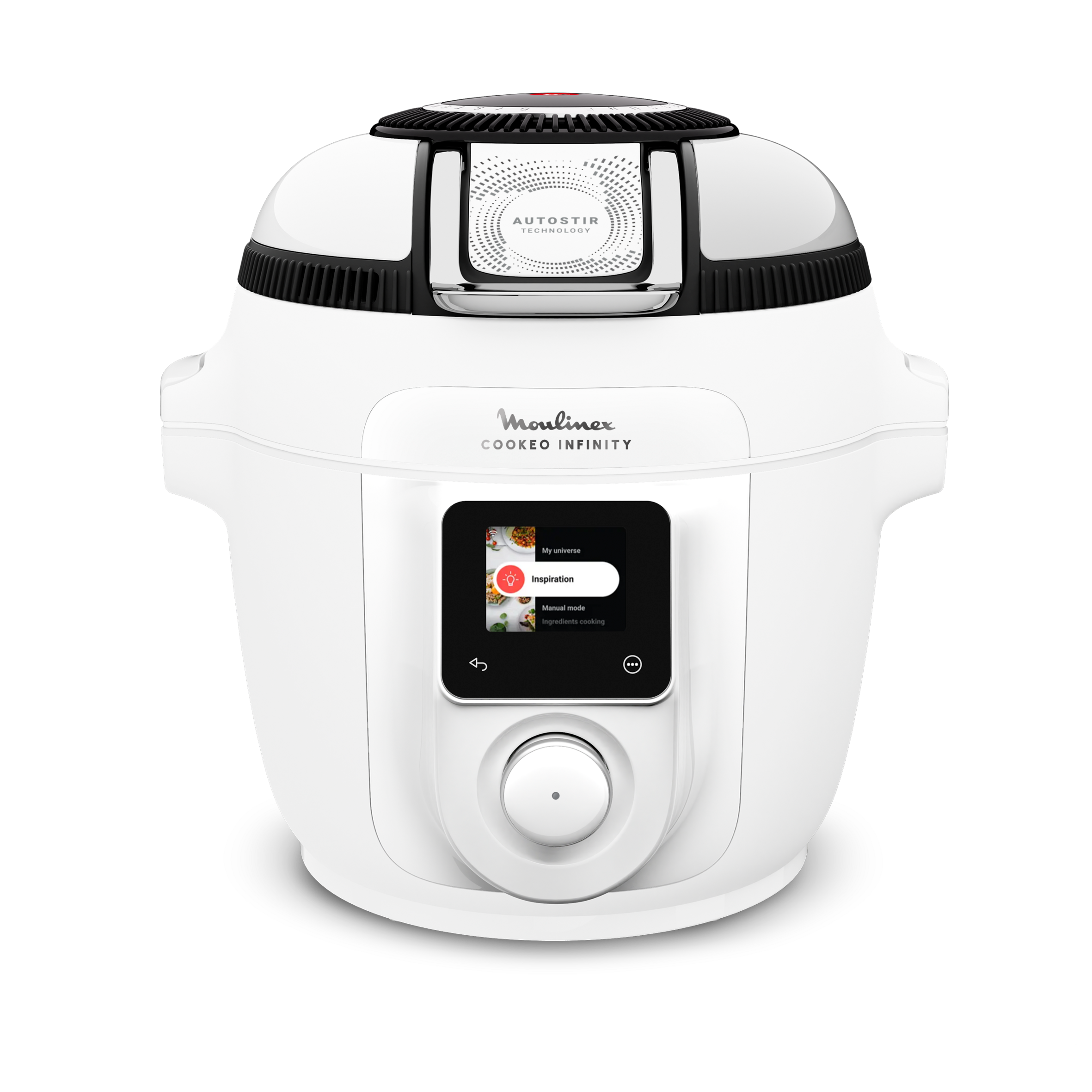 Cookeo Infinity, Multicooker, Friggitrice ad Aria + Cottura a Pressione, 20 Programmi