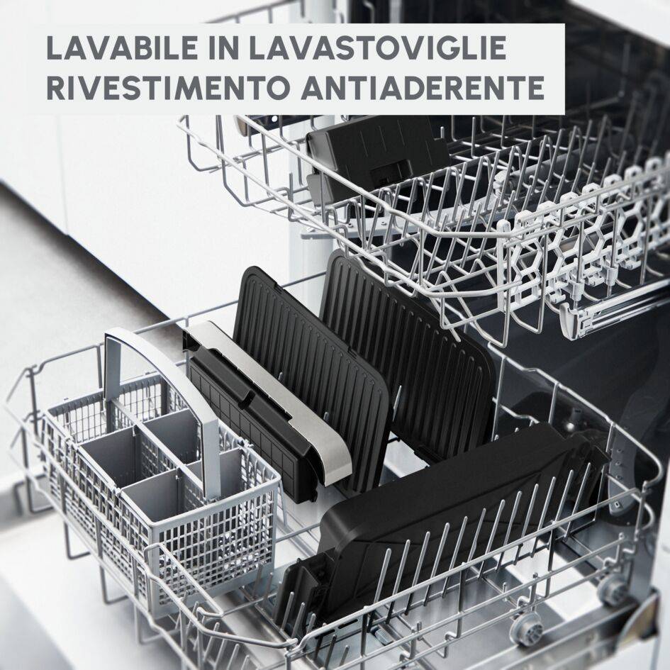 OptiGrill 4in1 XL, Griglia a Contatto Intelligente, Risultati Perfetti, Nessun Monitoraggio, 12 Programmi Automatici, 4 Funzioni di Cottura