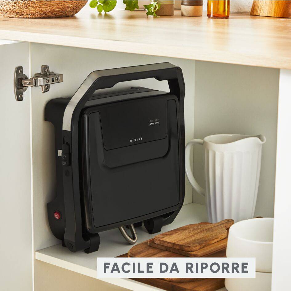  Inizio, Panini Maker & Grill, Riscaldamento Rapido, Piastre di Cottura Antiaderenti