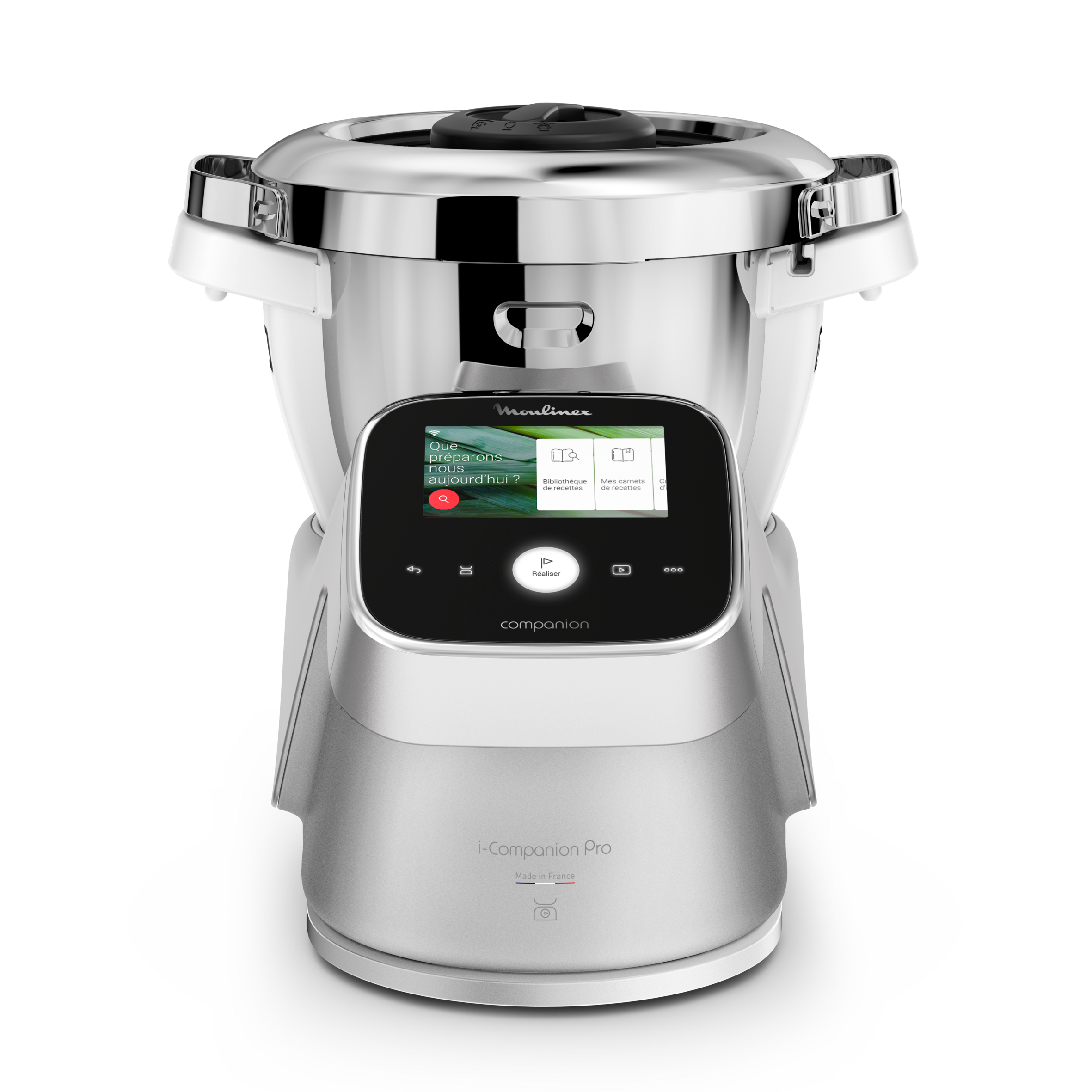 Robot da cucina multifunzione i-Companion Touch Pro (Silver), Funzione Cottura, Capacità 3L, Schermo Touch, Bilancia Integrata