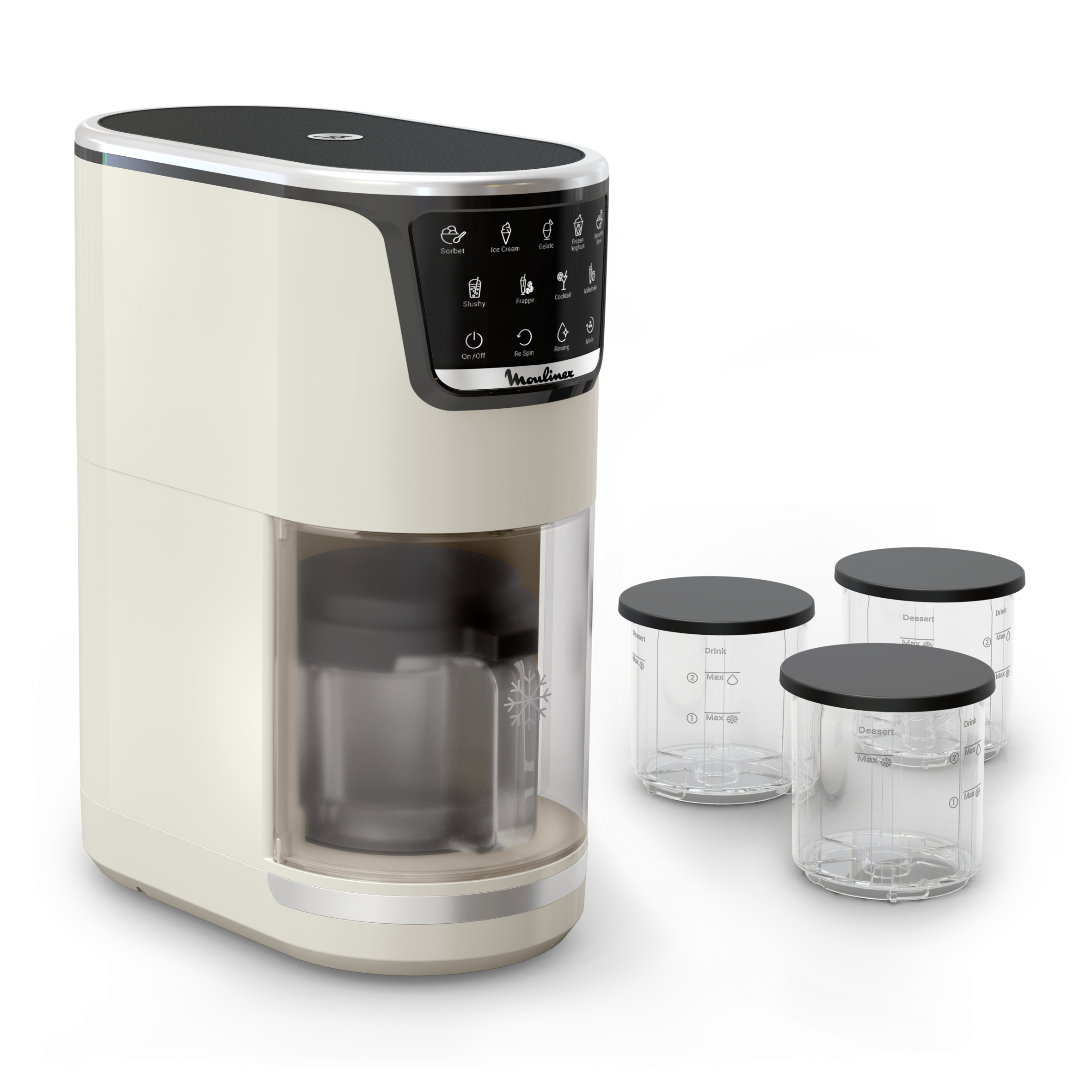 Dolci, Gelatiera, 10 Programmi in 1, Pulizia con Risciacquo Automatico