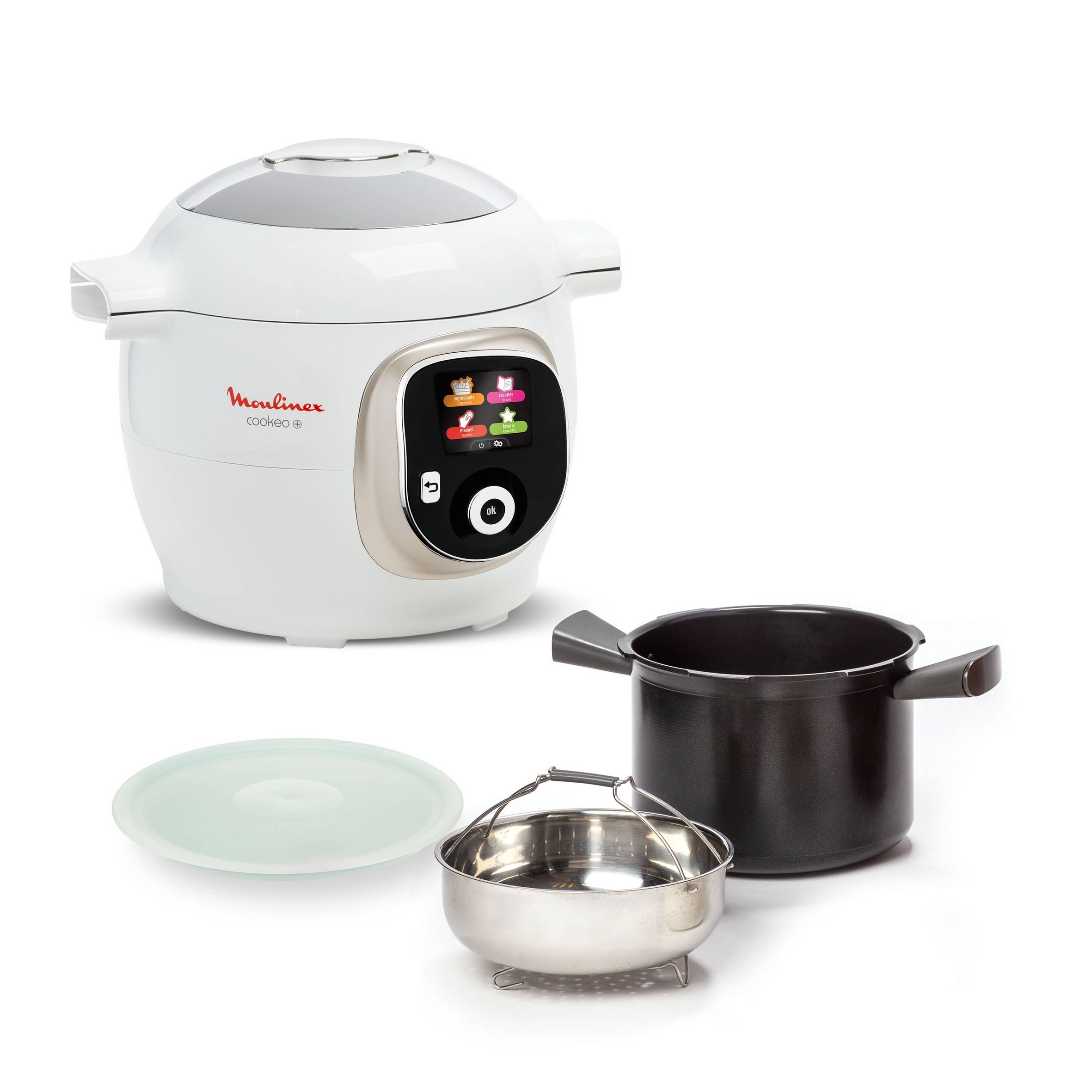 Multicooker Cookeo+ con coperchio
