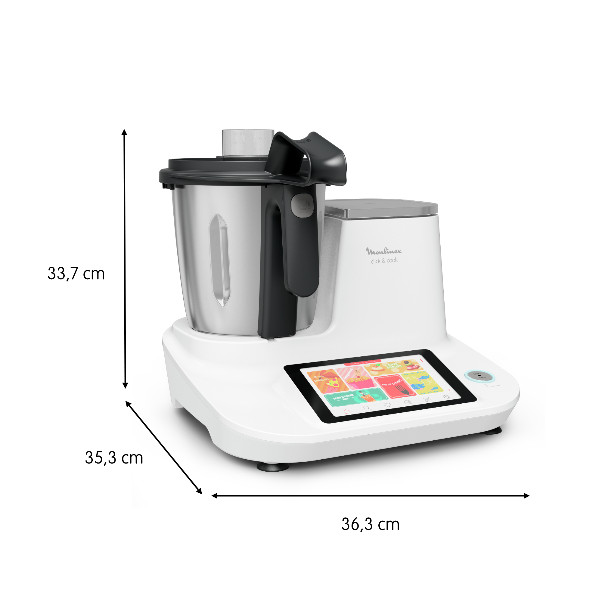 Robot da cucina multifunzione Click&Cook 3,6L