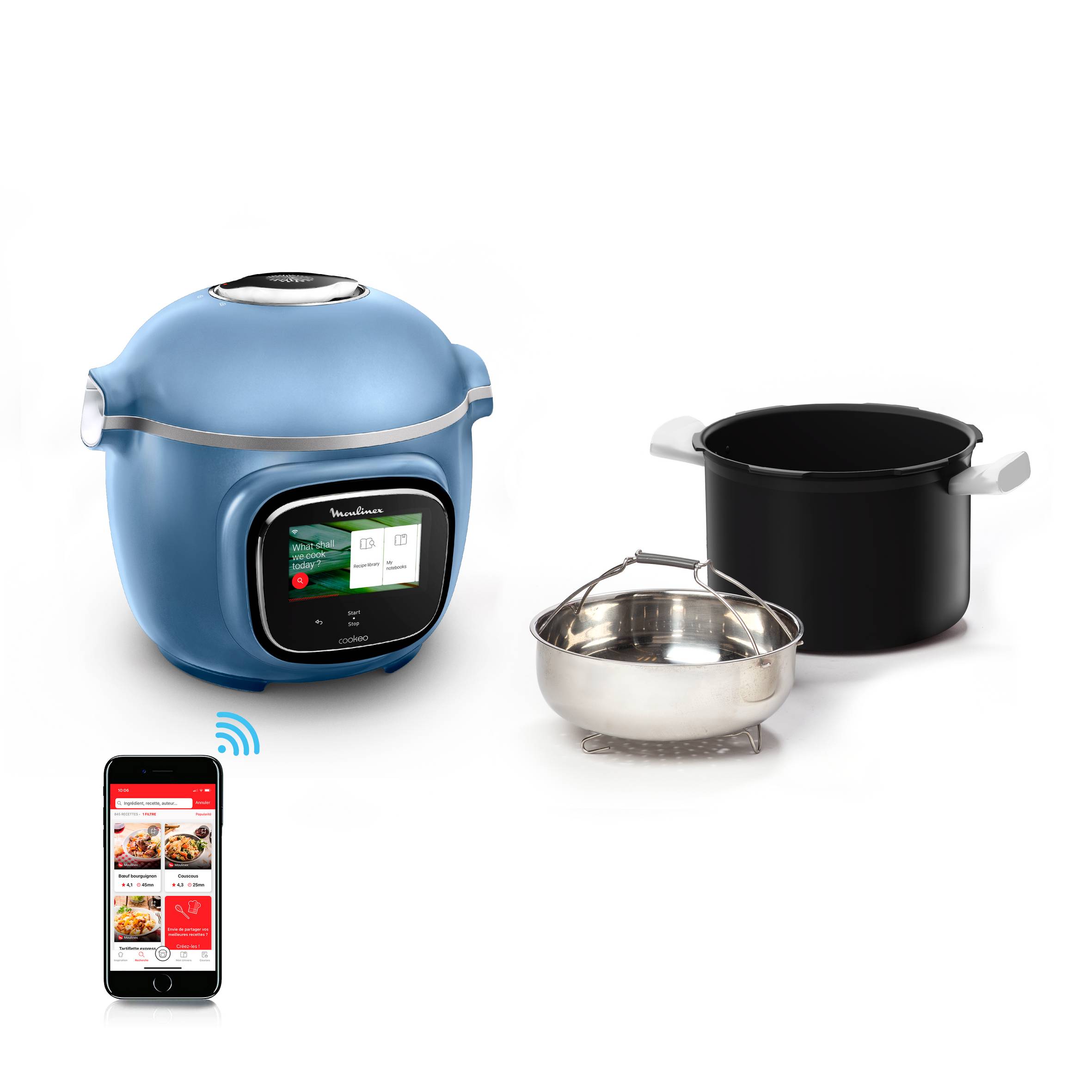 MULTICOOKER COOKEO TOUCH WI FI AQUA