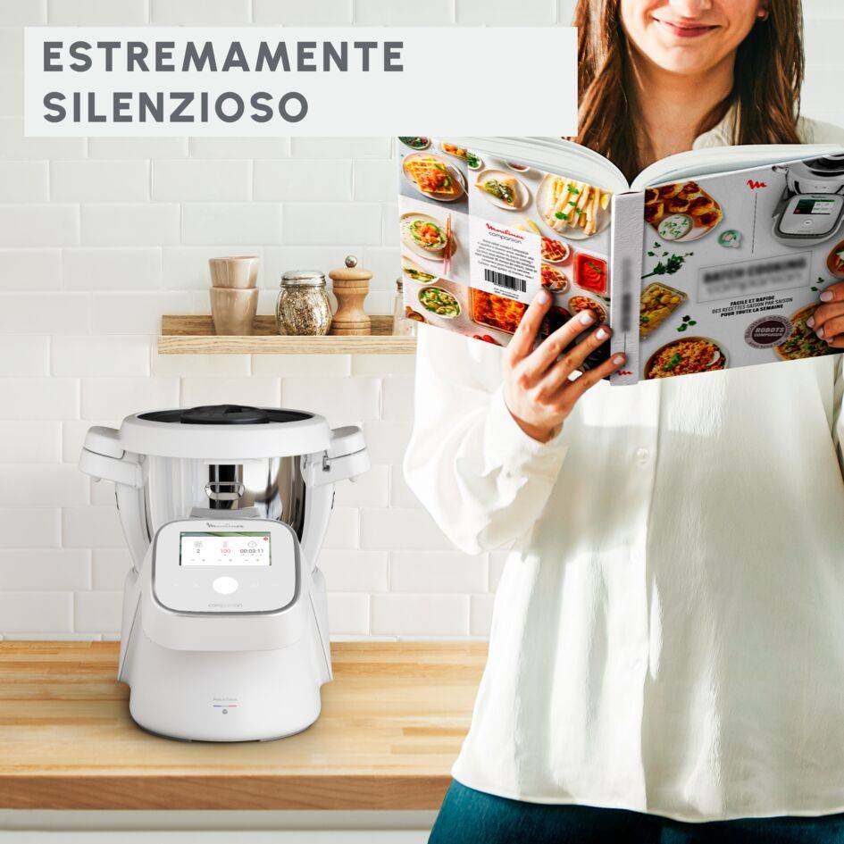 Robot da cucina multifunzione i-Companion Touch, Funzione Cottura, Capacità 3L, Schermo Touch