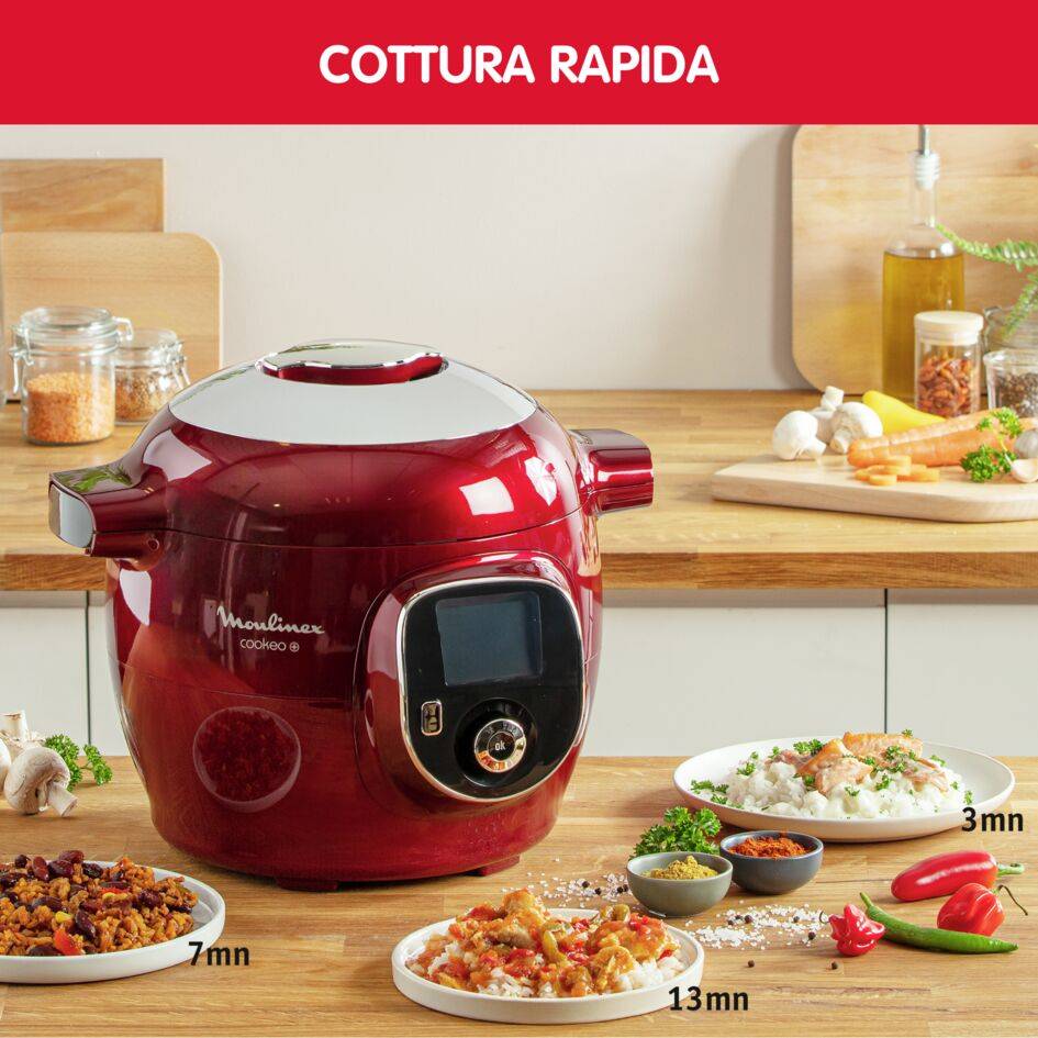 Multicooker Cookeo+ Red 6L