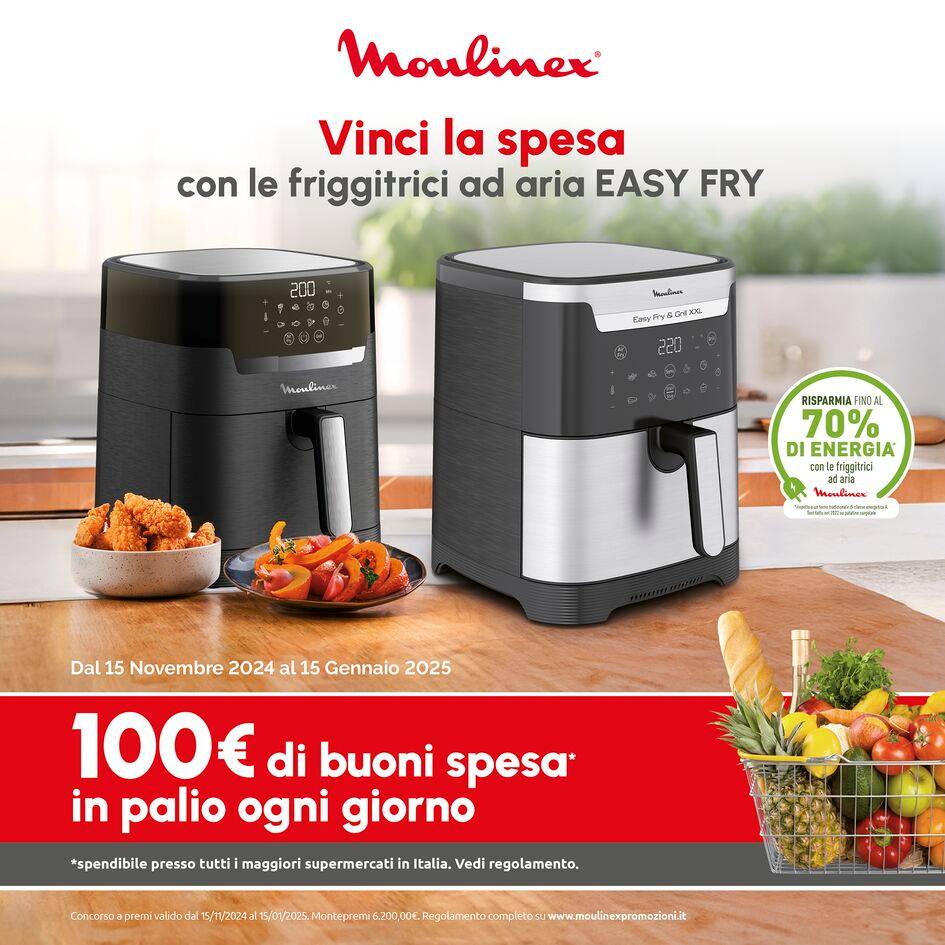 Easy Fry Deluxe, Friggitrice ad aria, 4.2L, Digitale, 8 Programmi Automatici