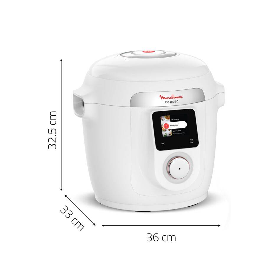 Cookeo Wi-Fi 9in1,  Multicooker a Pressione, Capacità 6L, 9 Modalità di Cottura, Cottura Veloce