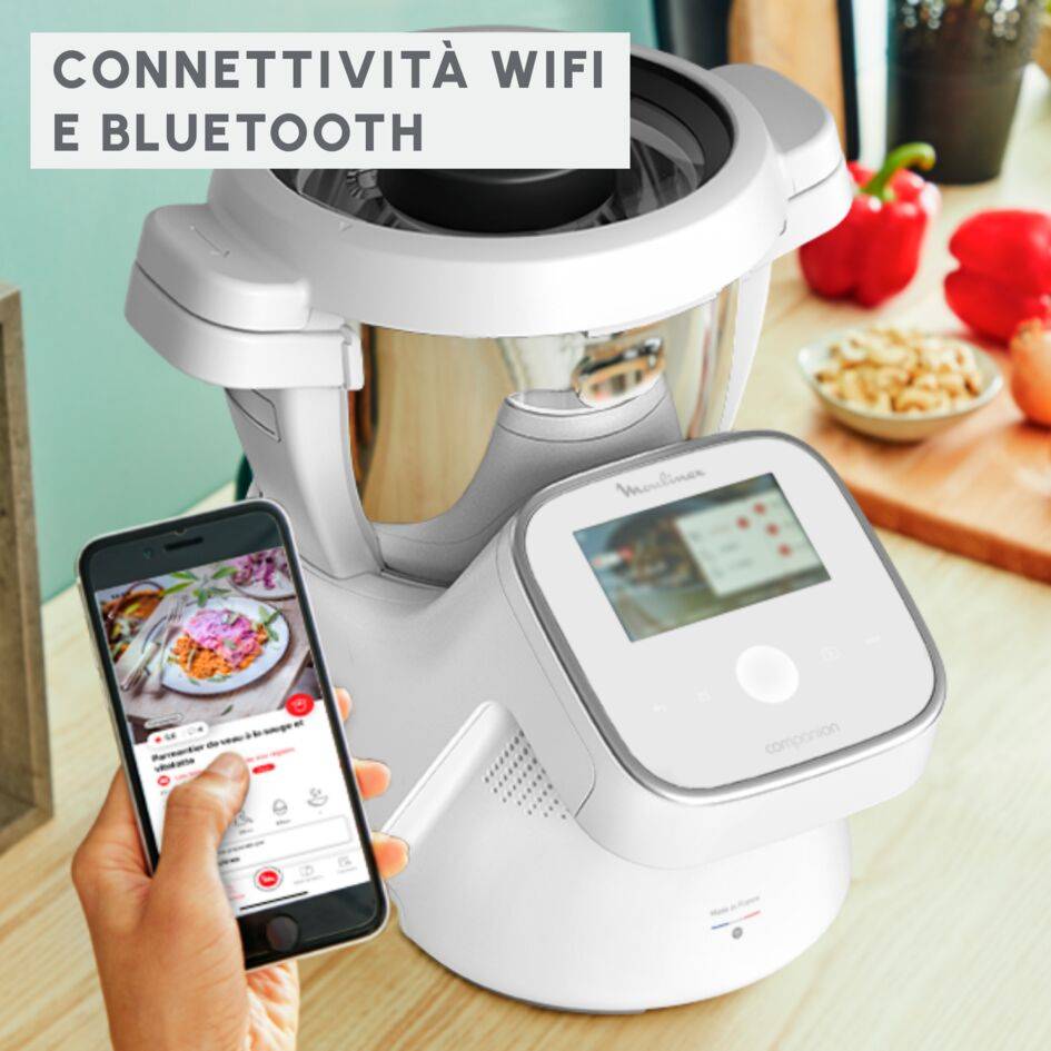 Robot da cucina multifunzione i-Companion Touch, Funzione Cottura, Capacità 3L, Schermo Touch