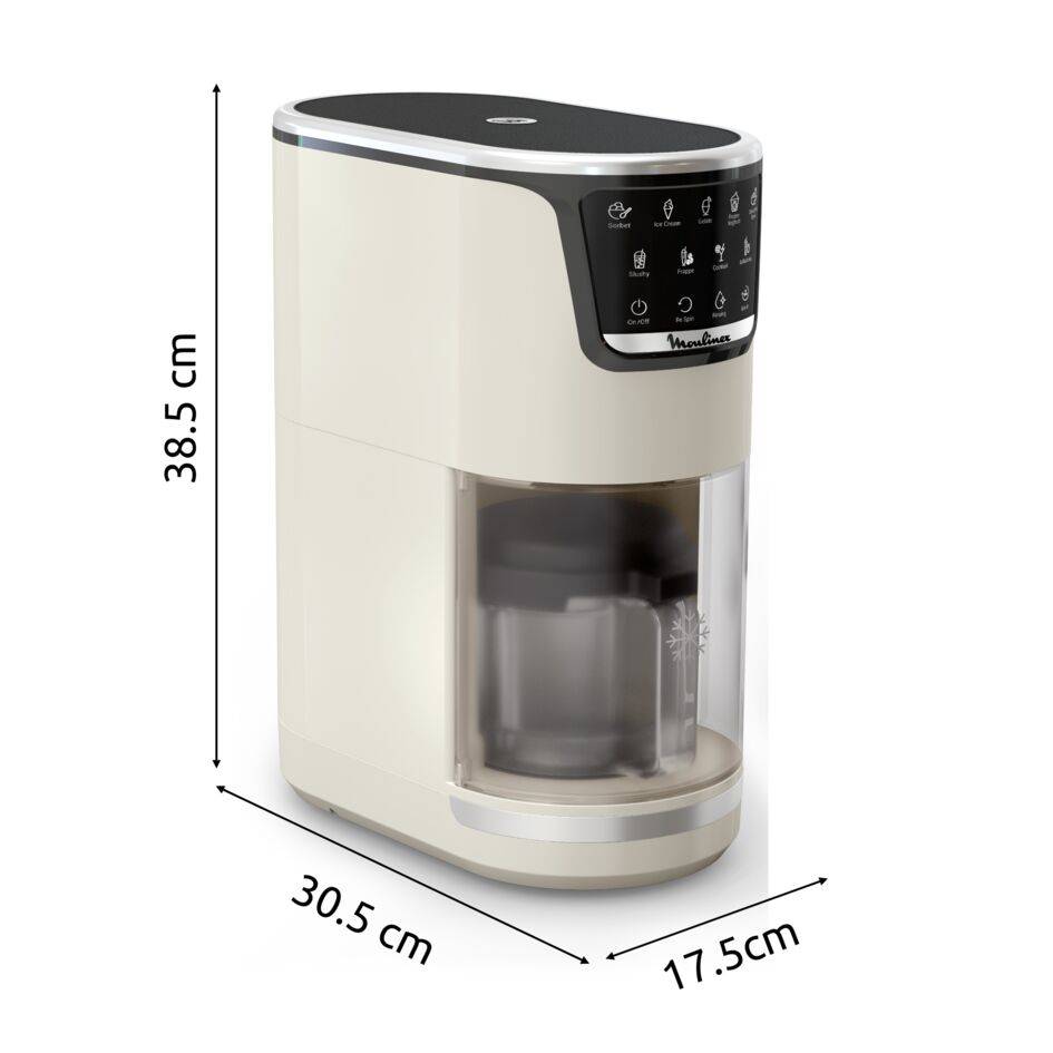 Dolci, Gelatiera, 10 Programmi in 1, Pulizia con Risciacquo Automatico