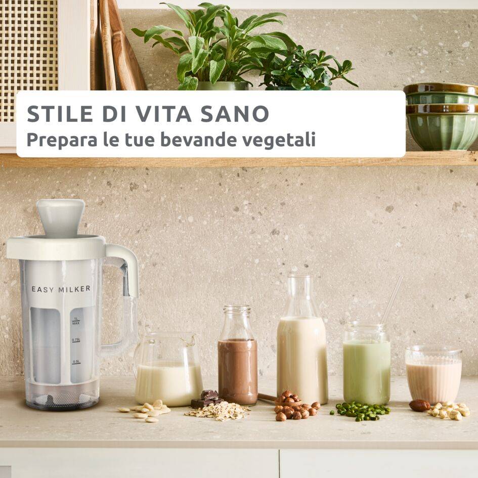Easy Milker, Macchina per Latte Vegetale, Rapida e Semplice, Risultati Personalizzati