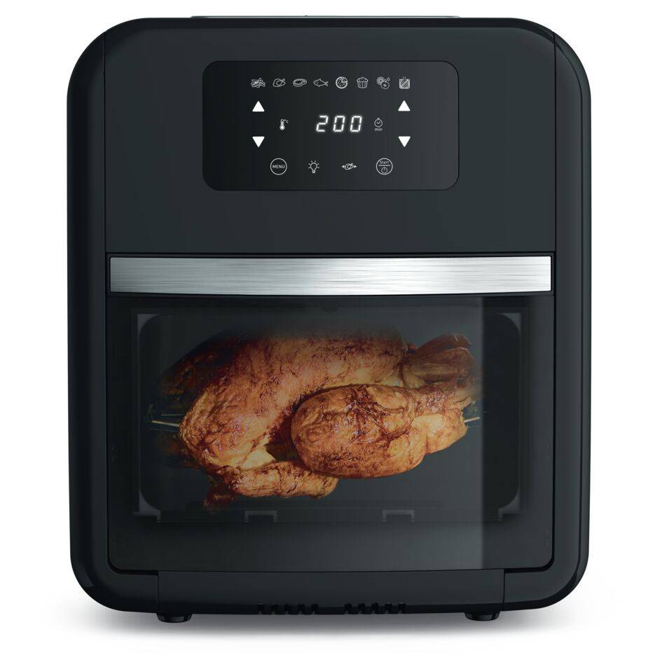 Easy Fry Oven & Grill, Forno Friggitrice ad Aria 11L, 9 Funzioni di Cottura, 3 Livelli di Cottura