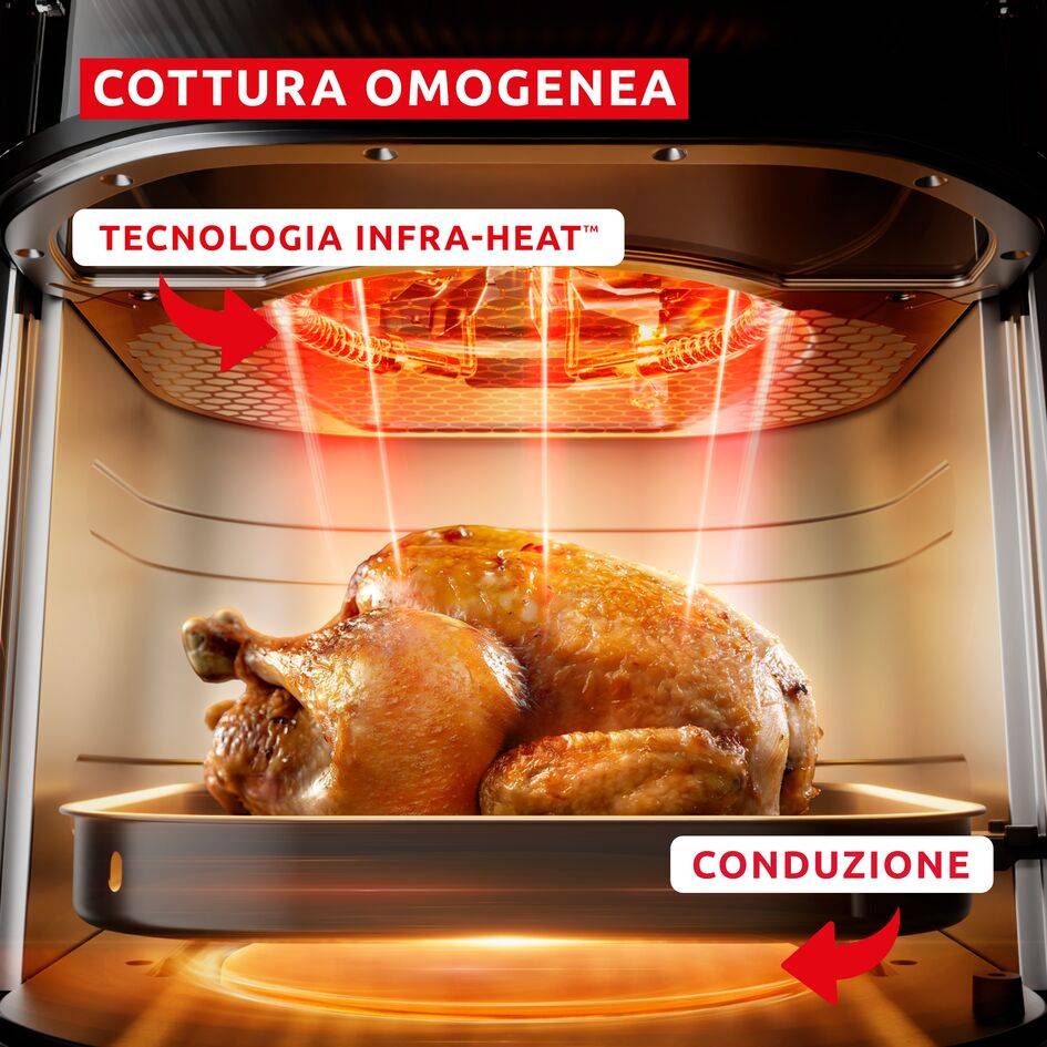 Easy Fry Infrared, Friggitrice ad Aria, Risultati Croccanti, Tecnologia Infra-Heat™