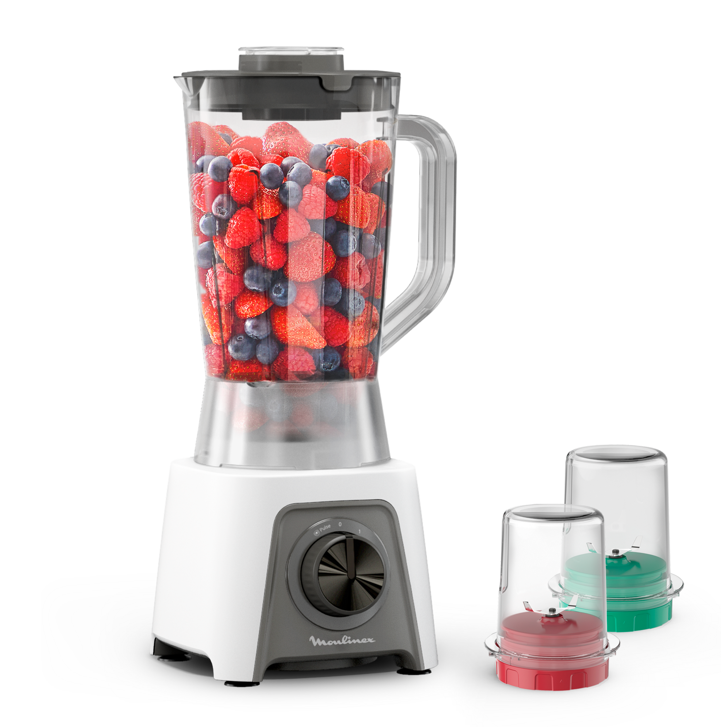 Blendeo+, Frullatore, capacità di 1,5 L, 450 W, incluso tritatutto e macinino