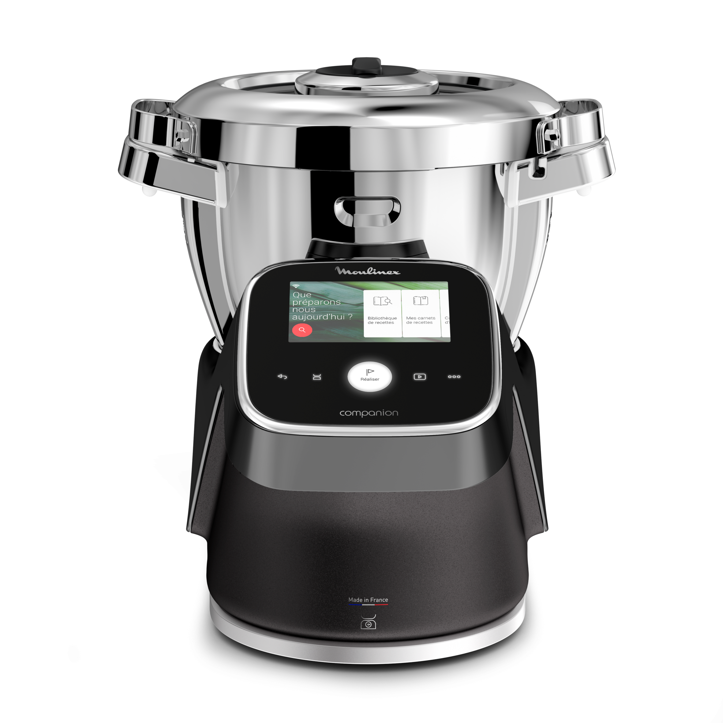 Robot da cucina multifunzione i-Companion Touch Pro (Black), Funzione Cottura, Capacità 3L, Schermo Touch, Bilancia Integrata, Kit Tritatutto