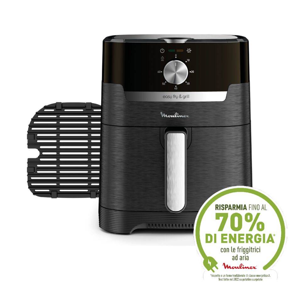 Easy Fry & Grill - Friggitrice ad Aria 4.6L Alluminio
