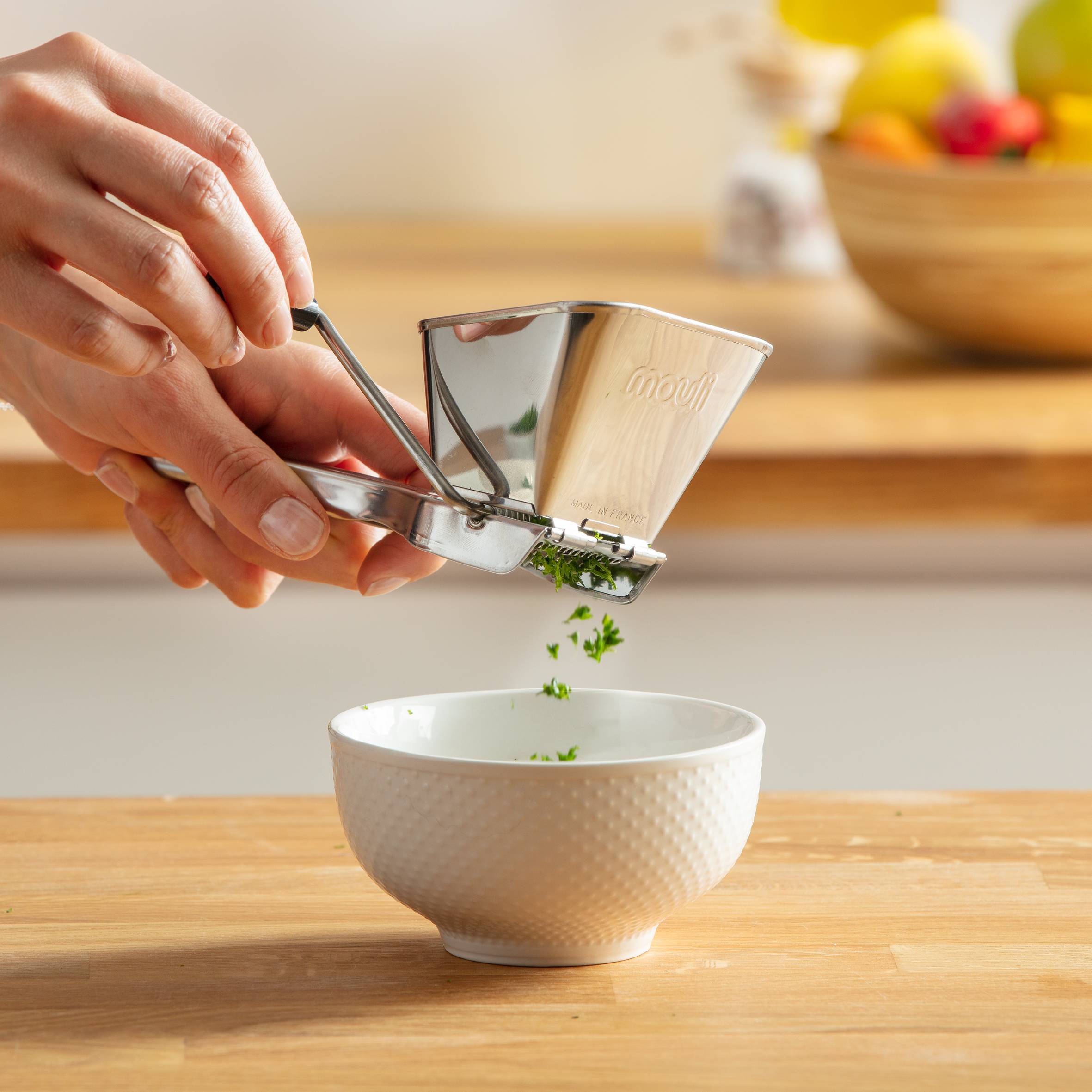 Tritaprezzemolo in acciaio inox