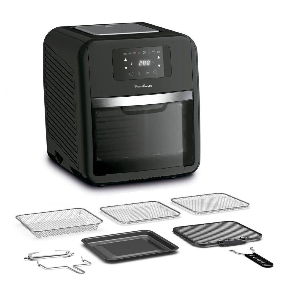 Easy Fry Oven & Grill, Forno Friggitrice ad Aria 11L, 9 Funzioni di Cottura, 3 Livelli di Cottura