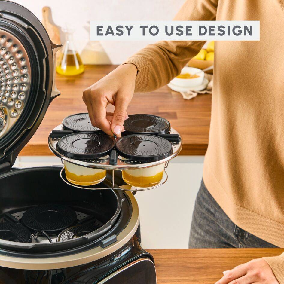 Accessorio set 8 vasetti in vetro per Multicooker Cookeo