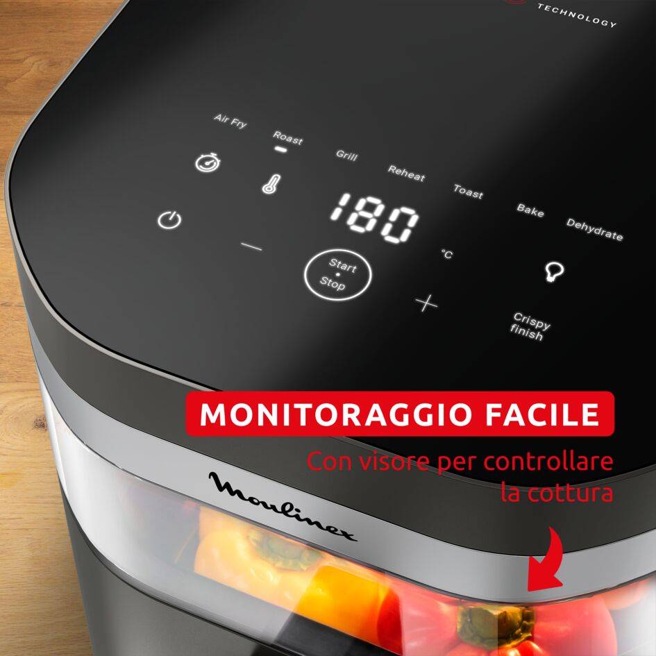 Easy Fry Infrared, Friggitrice ad Aria, Risultati Croccanti, Tecnologia Infrared