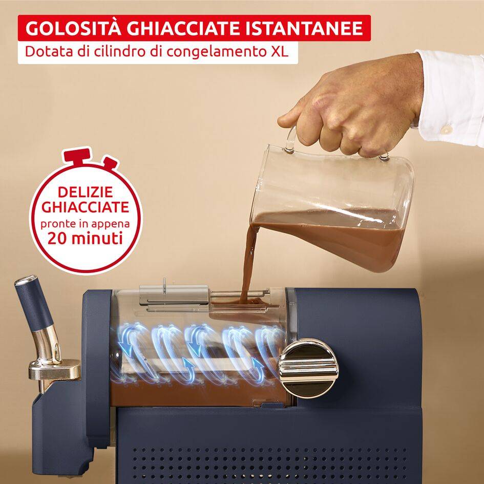 Freezi, Gelatiera e Macchina per Bevande Ghiacciate 16-in-1, Golosità Ghiacciate all'Istante