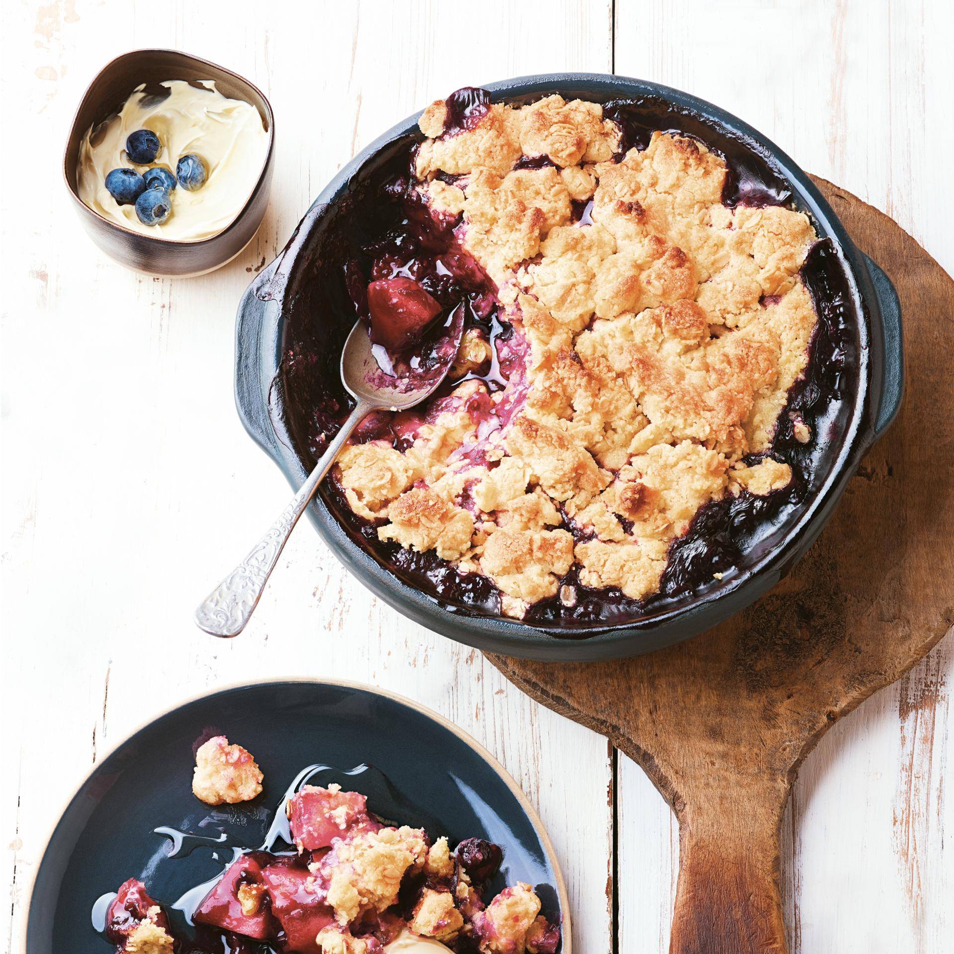 Crumble di mele e frutti rossi - Ricette Multifunction Airfryer Oven Digital | Moulinex