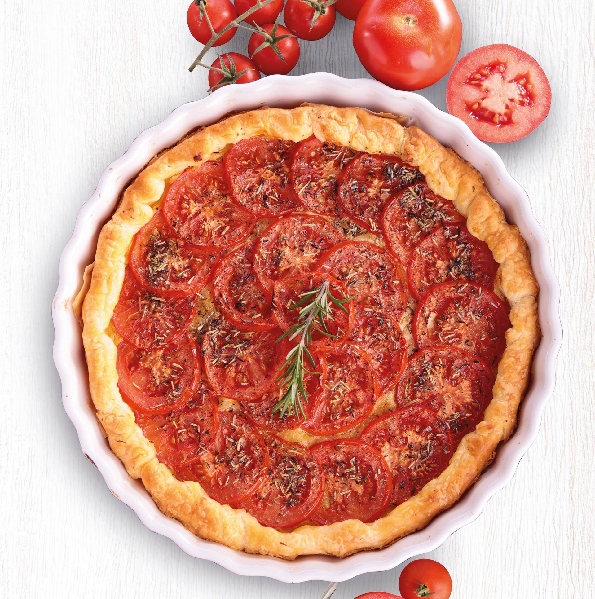 Torta salata di pomodoro - Ricette Easy Fry XL Surface | Moulinex