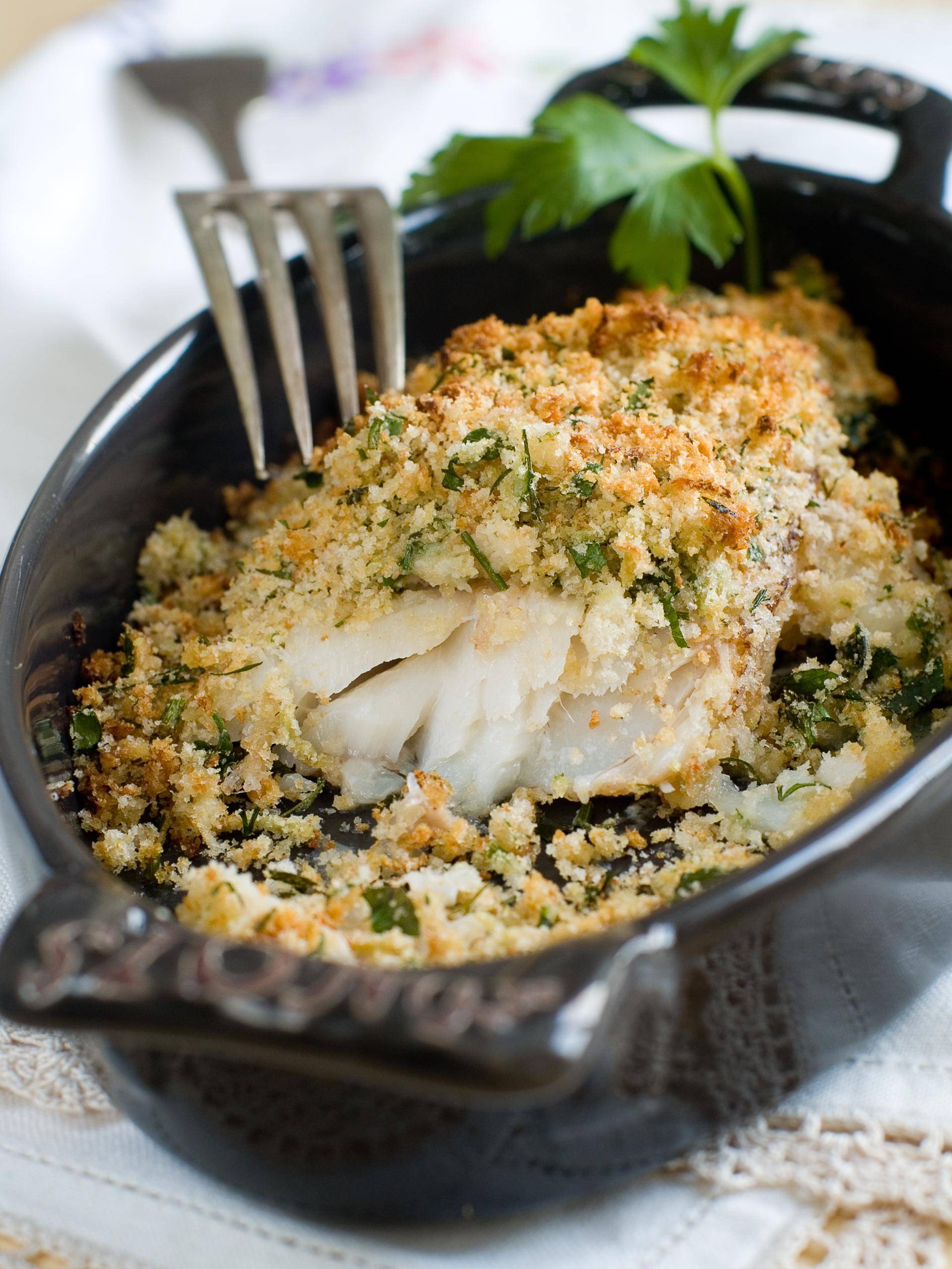 Pesce bianco in crosta di erbe e broccoli - Ricette EASY FRY & GRILL 2 in 1 XXL | Moulinex