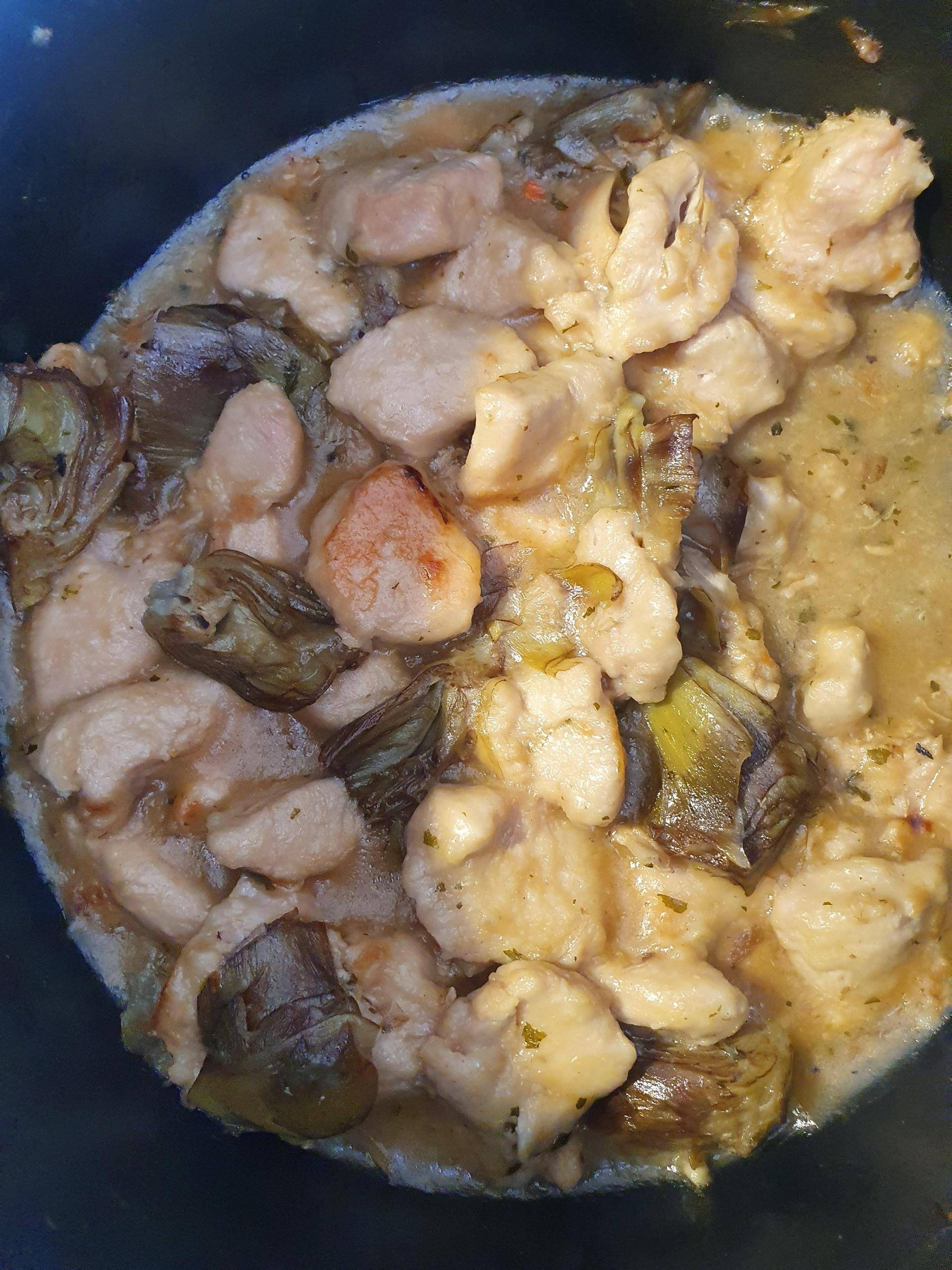 Bocconcini di pollo con carciofi - Ricette Cookeo | Moulinex