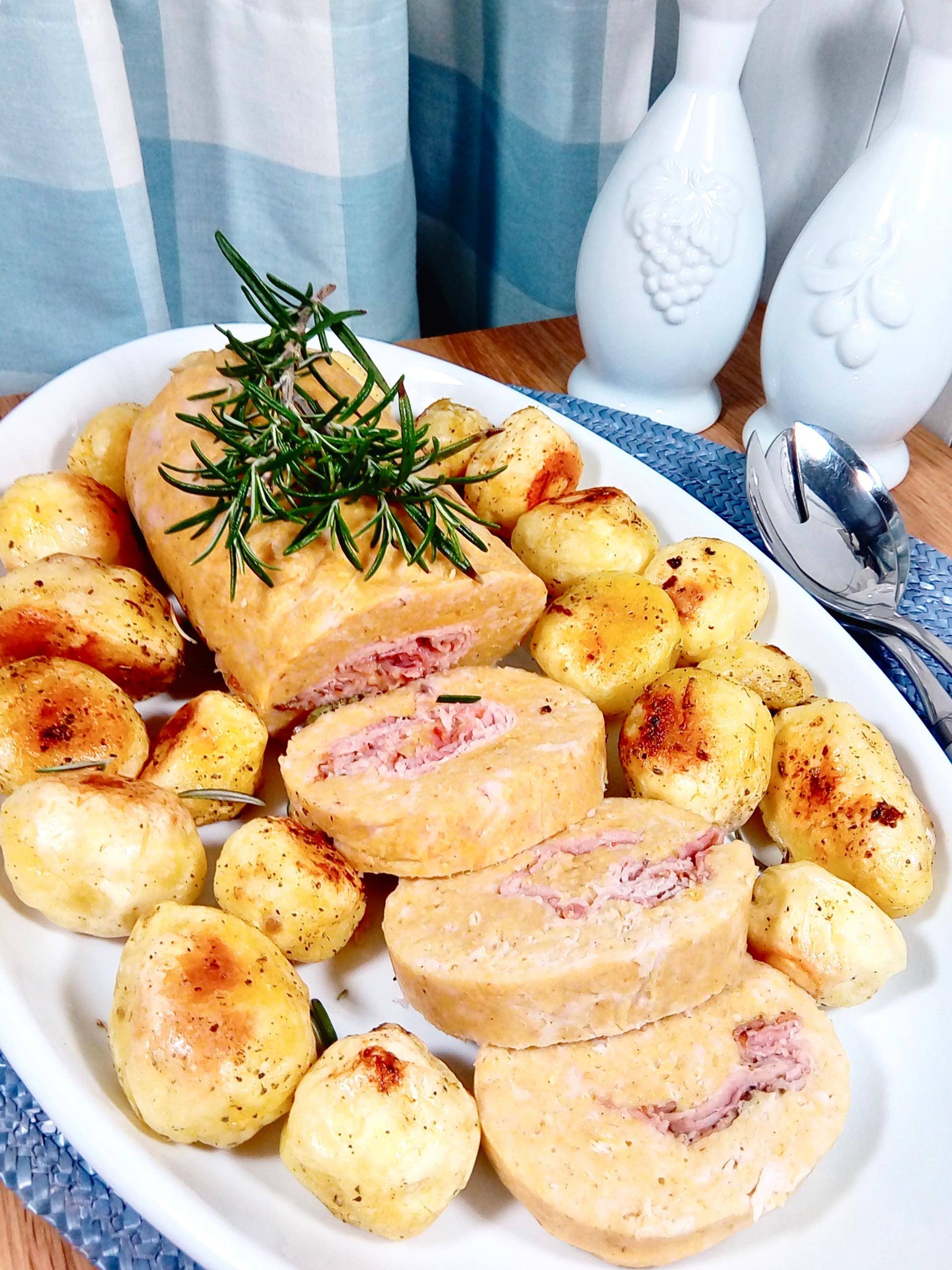 Galantina di tacchino al vapore , farcita con porchetta - Ricette Companion Connect | Moulinex