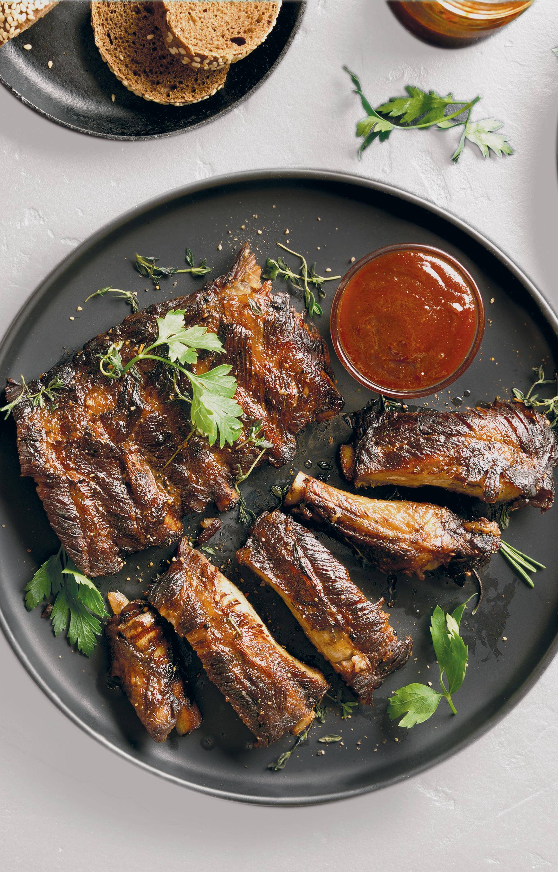 Costolette di vitello alla griglia con fagiolini, pancetta e parmigiano - Ricette OptiGrill 2in1 | Moulinex