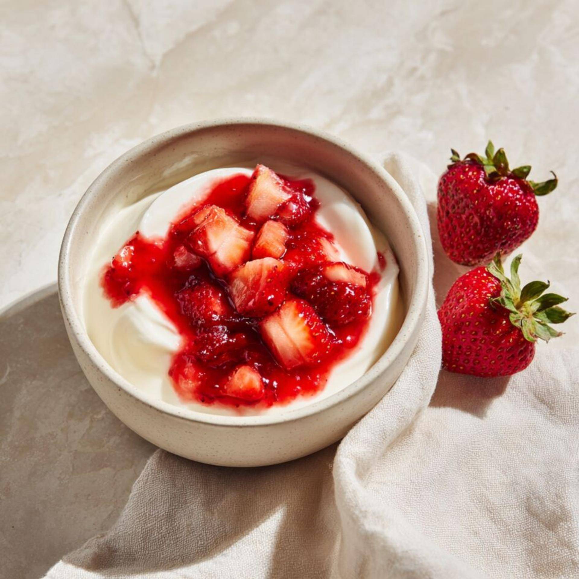 Frozen yogurt alla fragola - Ricette Dolci | Moulinex